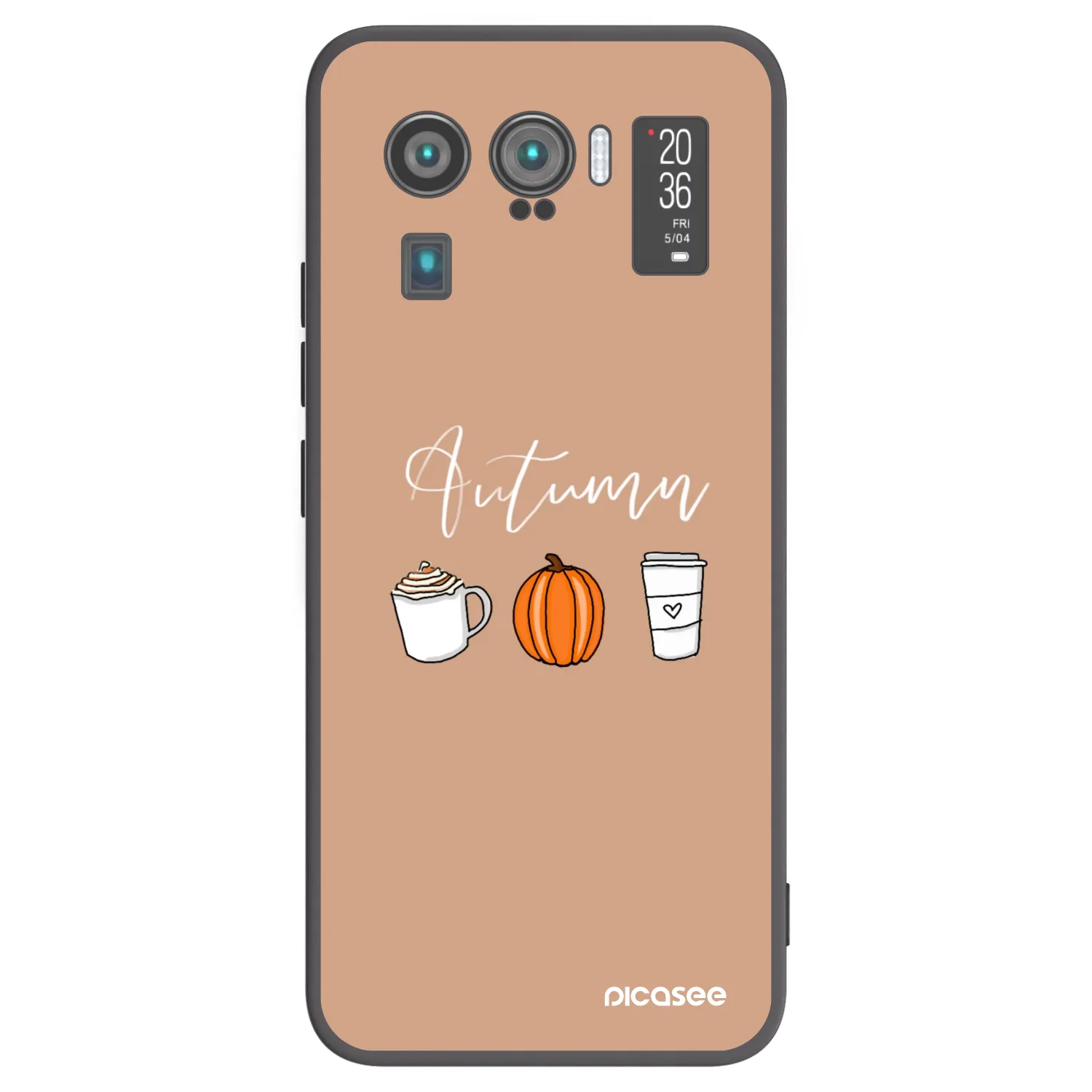 Picasee silikonový černý obal pro Xiaomi Mi 11 Ultra - Autumn