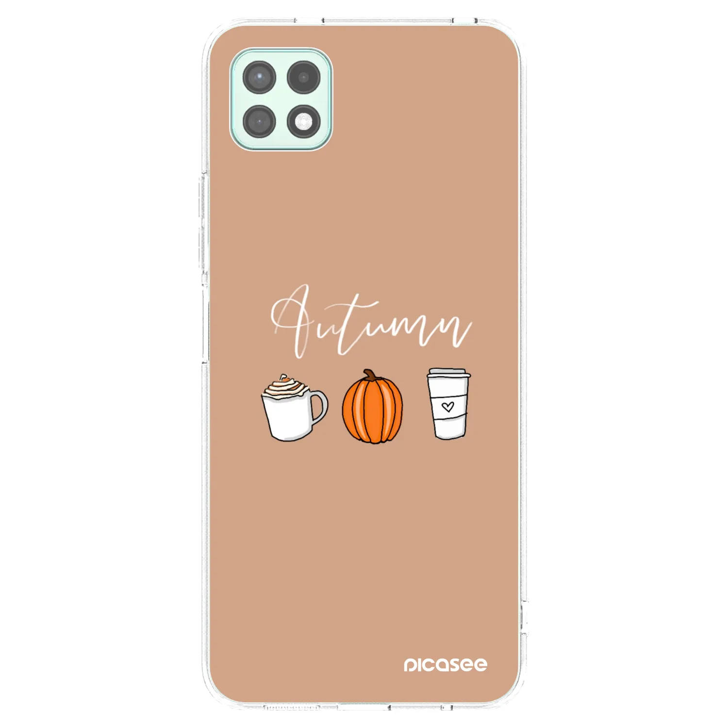 Picasee silikonový průhledný obal pro Samsung Galaxy A22 A226B 5G - Autumn