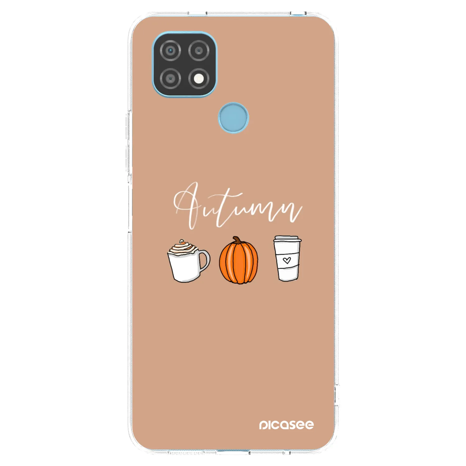 Picasee silikonový průhledný obal pro Realme C21 - Autumn