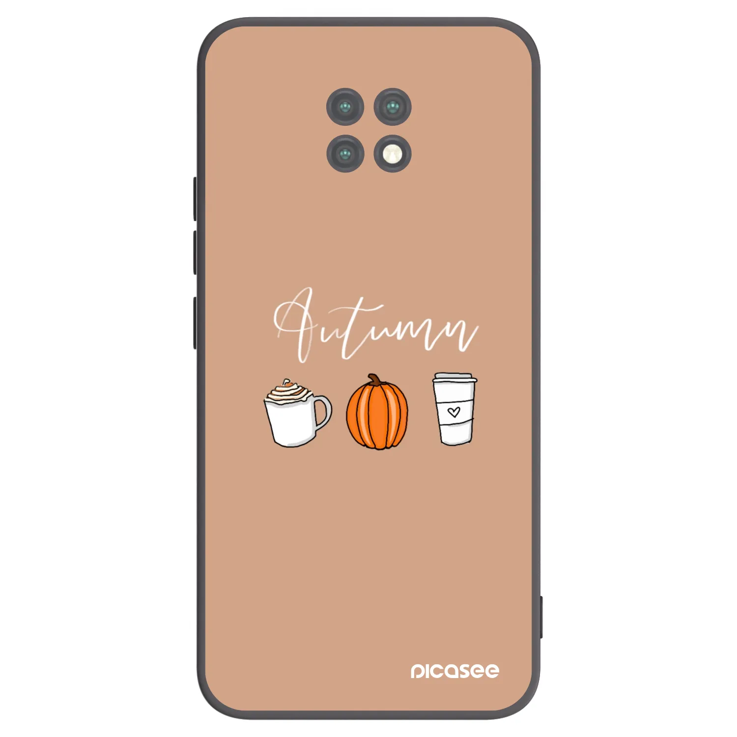 Picasee silikonový černý obal pro Xiaomi Redmi Note 9T - Autumn