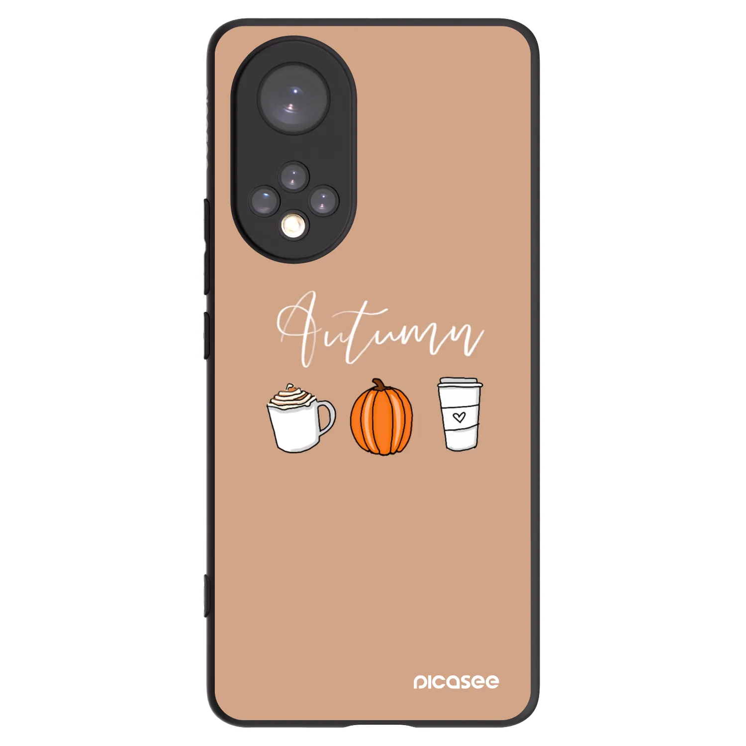 Picasee silikonový černý obal pro Honor 50 5G - Autumn