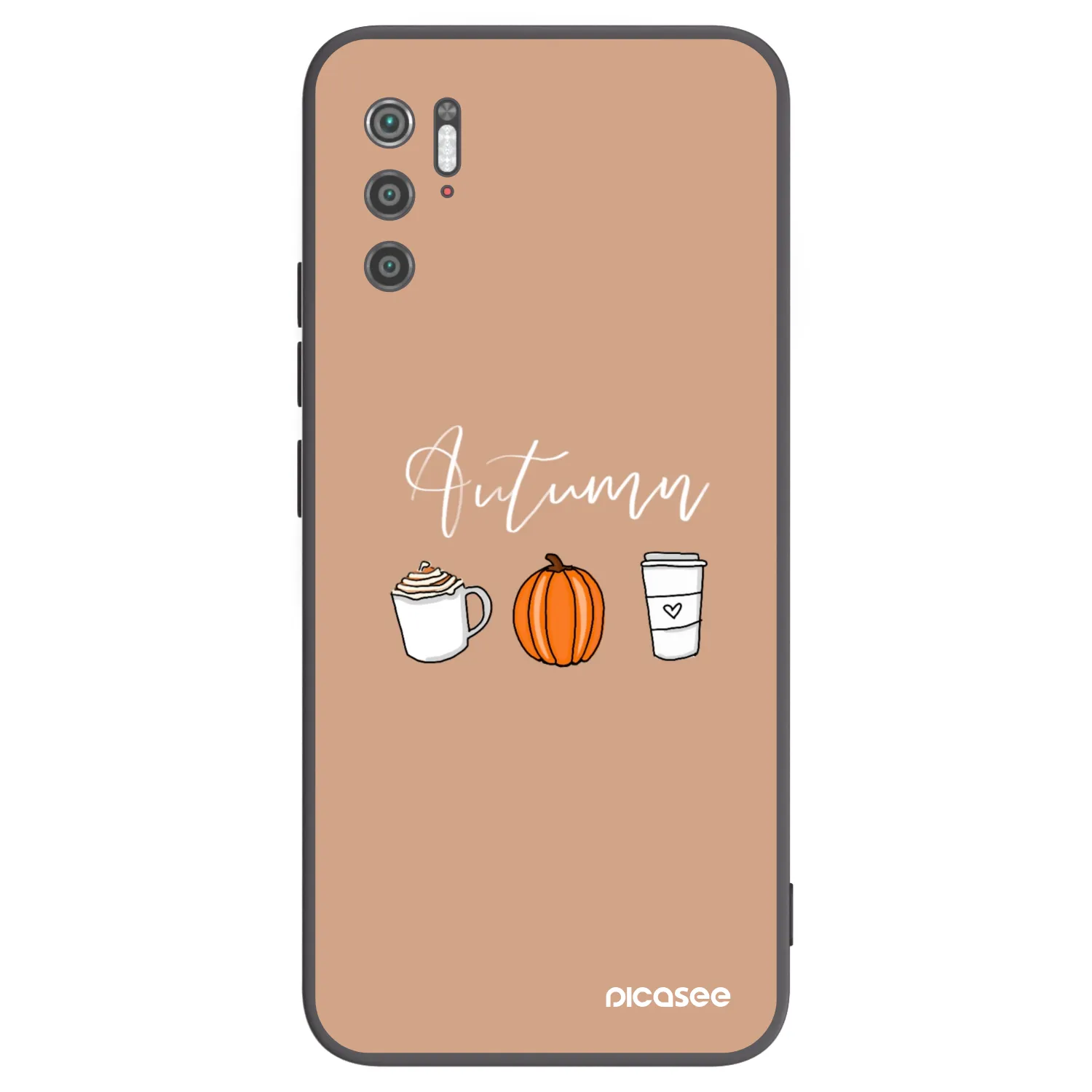 Picasee silikonový černý obal pro Xiaomi Poco M3 Pro 5G - Autumn