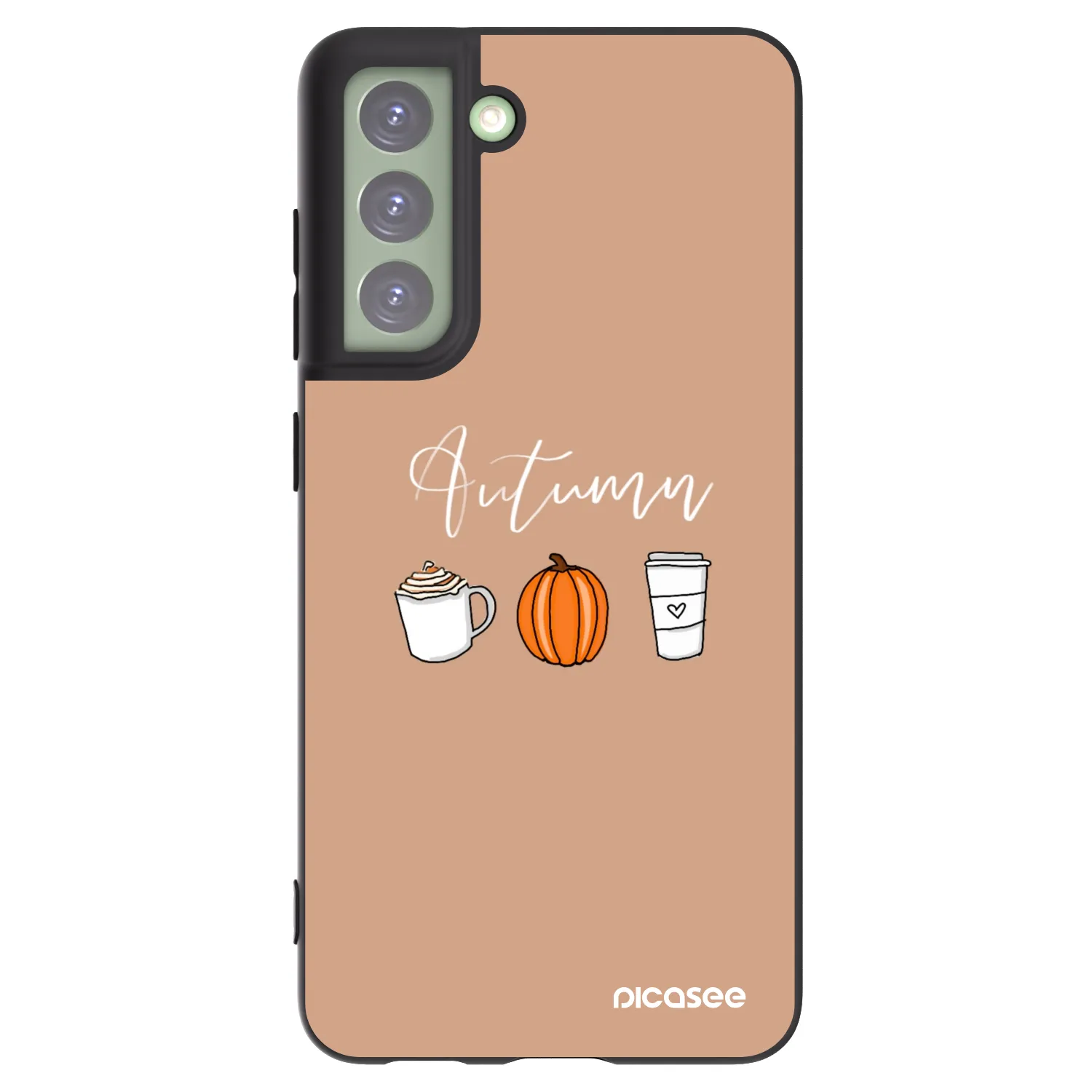 Picasee silikonový černý obal pro Samsung Galaxy S21 FE 5G - Autumn