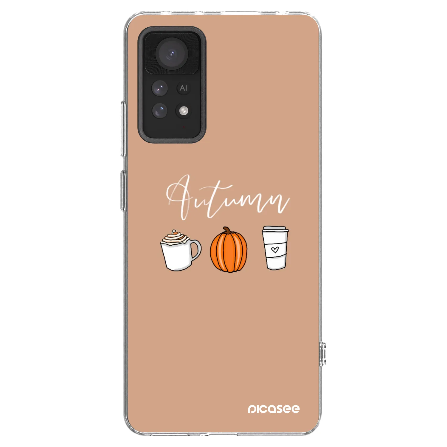 Picasee silikonový průhledný obal pro Xiaomi Redmi Note 11 Pro - Autumn