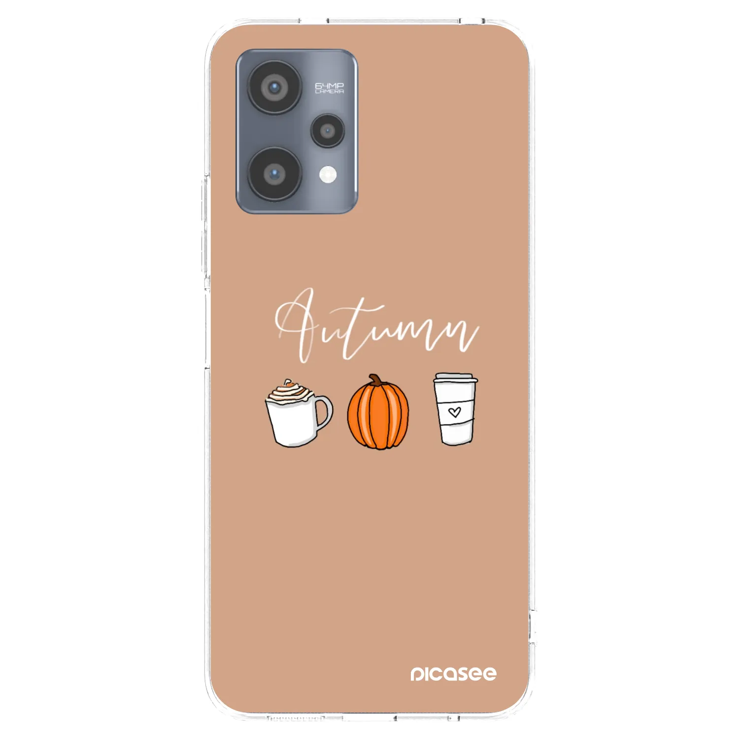 Picasee silikonový průhledný obal pro Realme 9 Pro 5G - Autumn