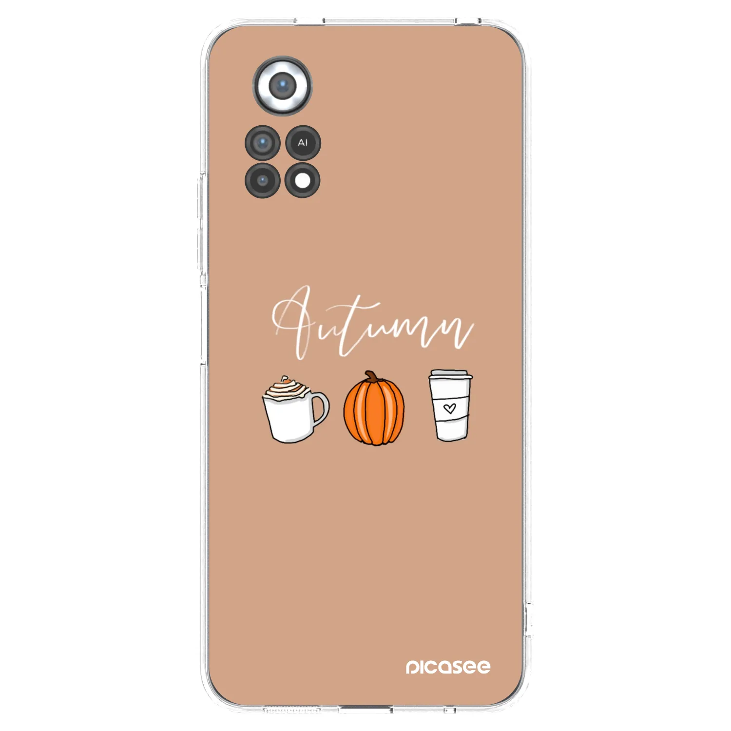 Picasee silikonový průhledný obal pro Xiaomi Poco X4 Pro 5G - Autumn