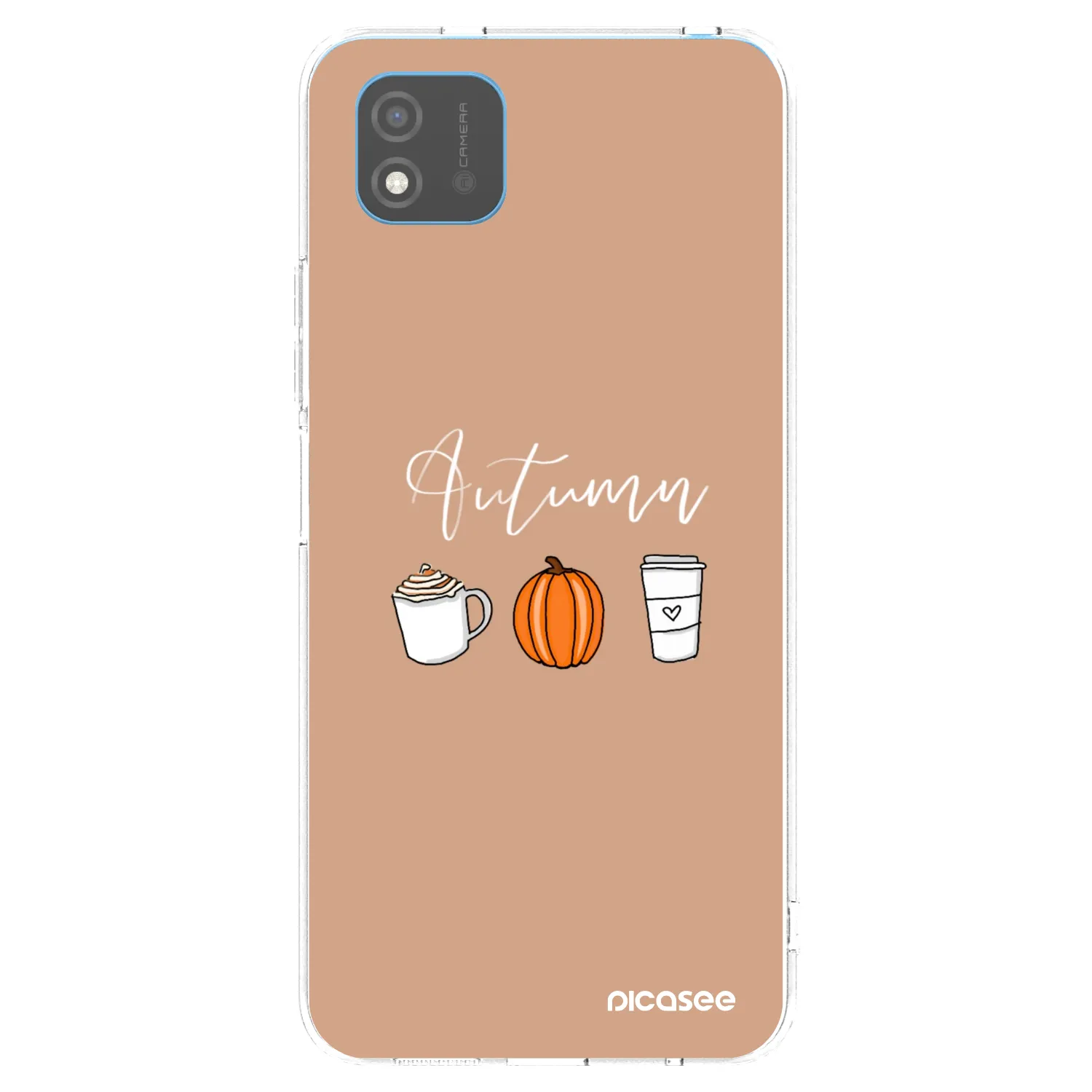 Picasee silikonový průhledný obal pro Realme C11 (2021) - Autumn