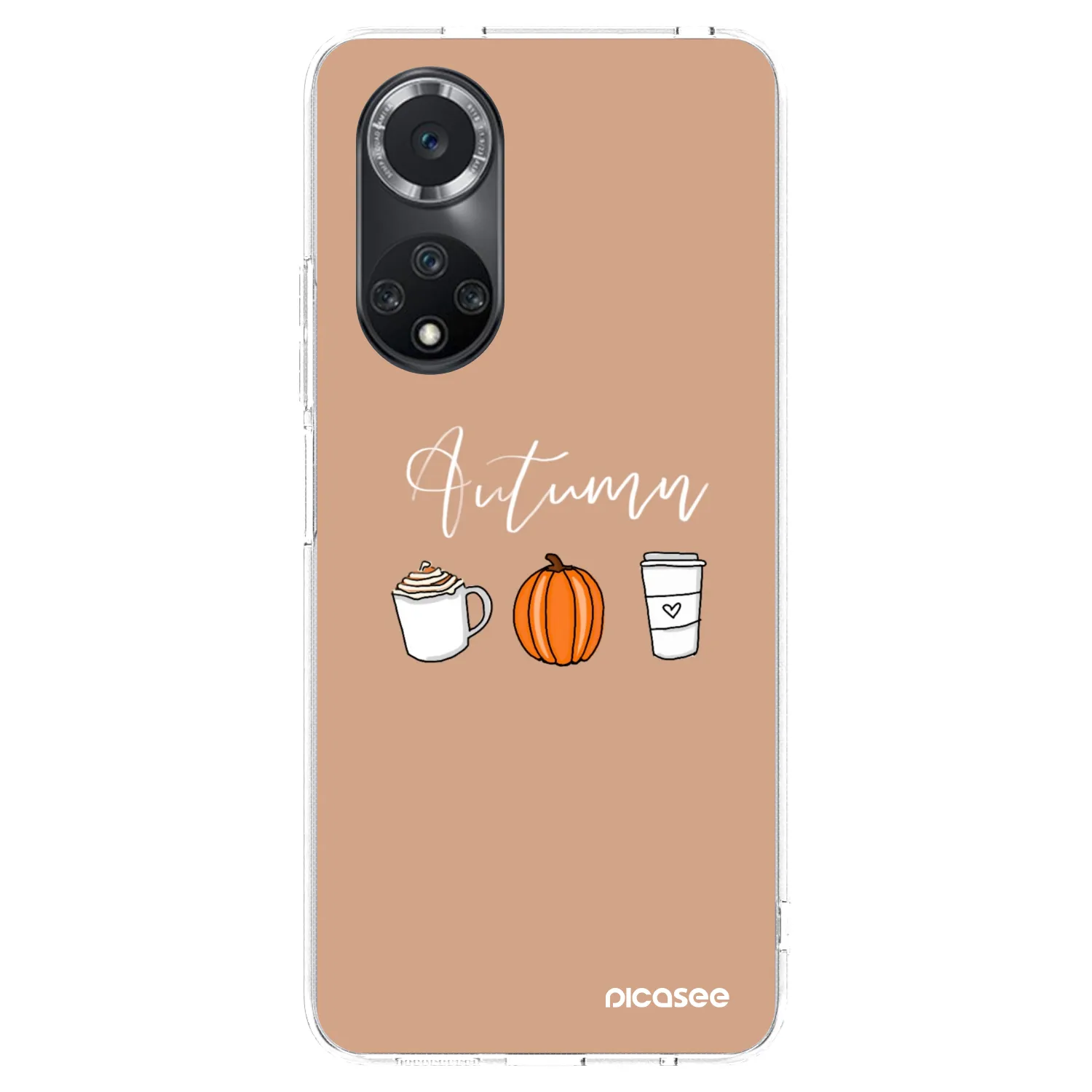 Picasee silikonový průhledný obal pro Huawei Nova 9 SE - Autumn