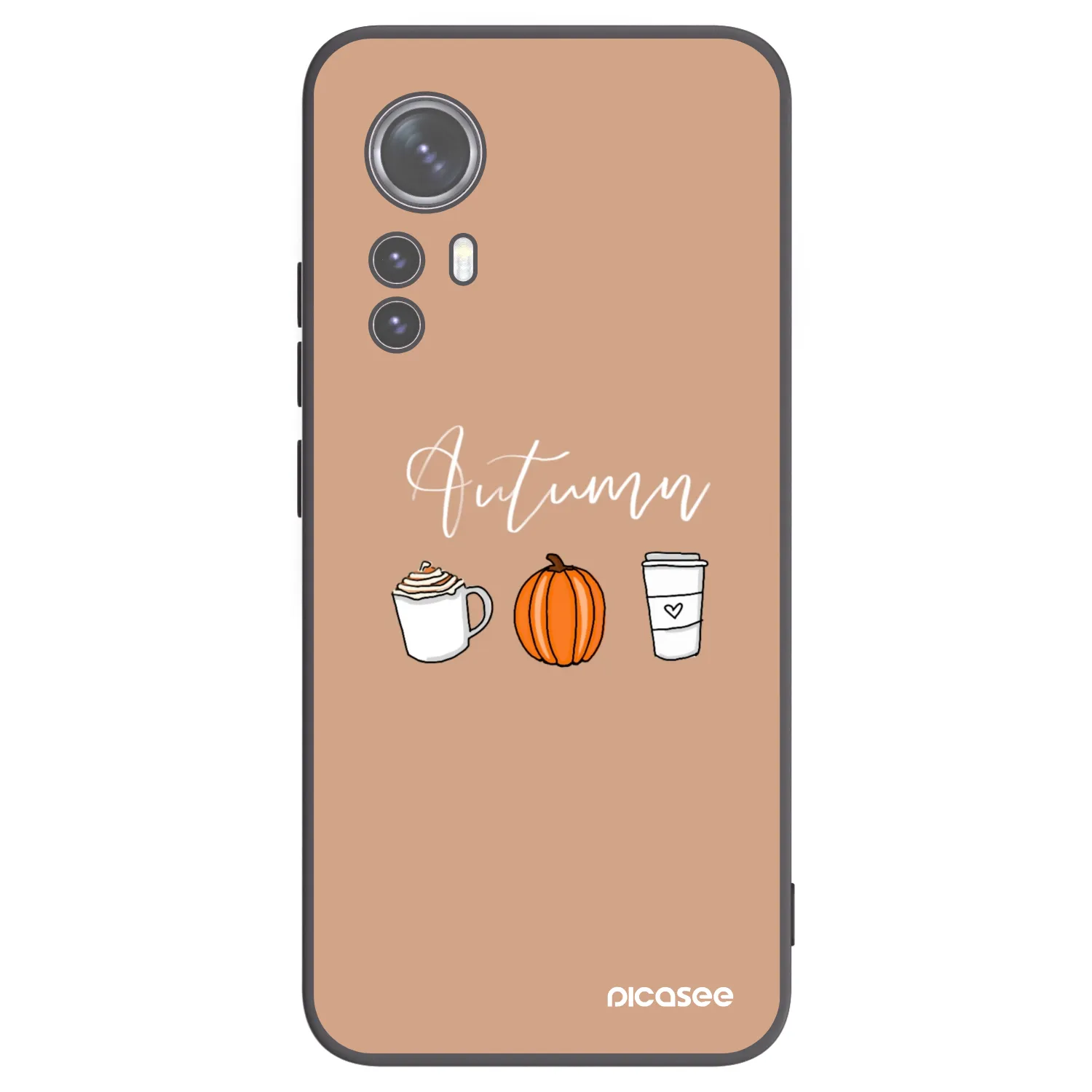 Picasee silikonový černý obal pro Xiaomi 12 - Autumn