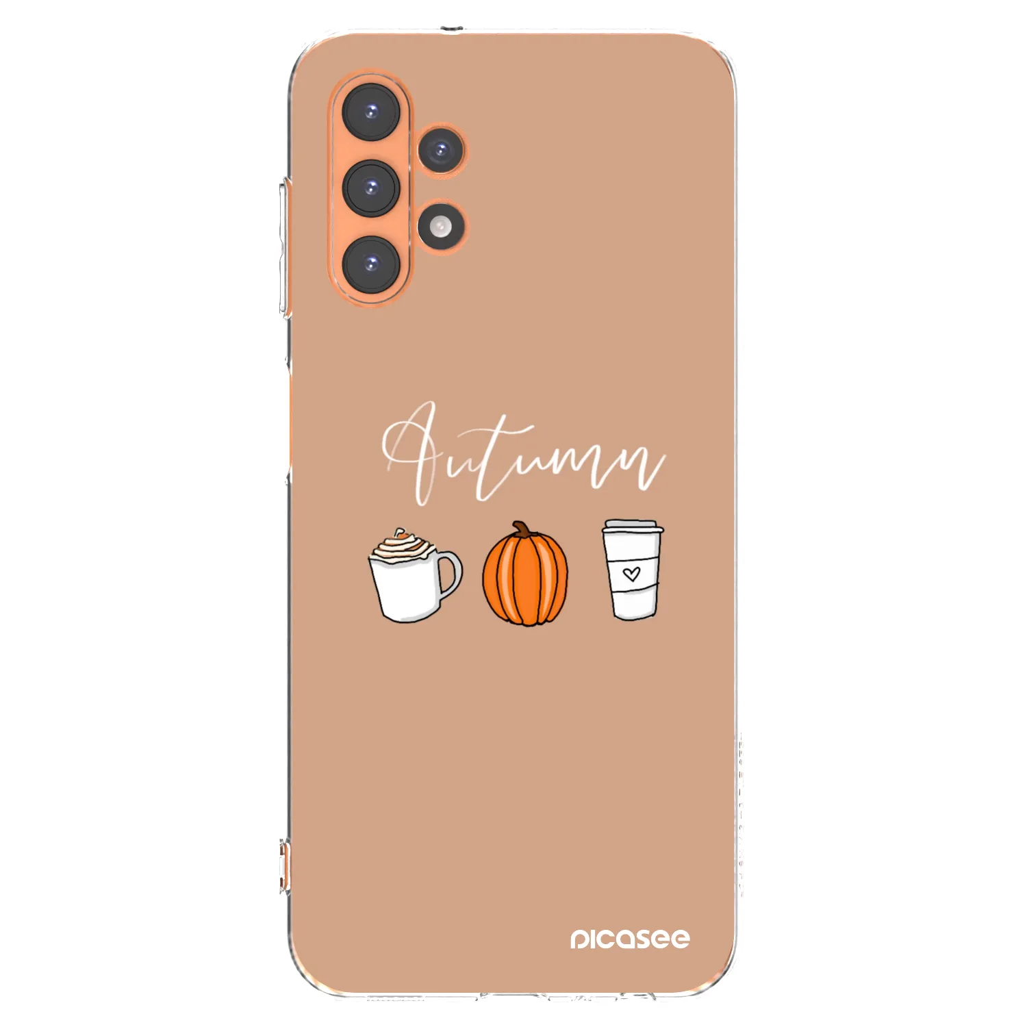 Picasee silikonový průhledný obal pro Samsung Galaxy A13 4G A135 - Autumn