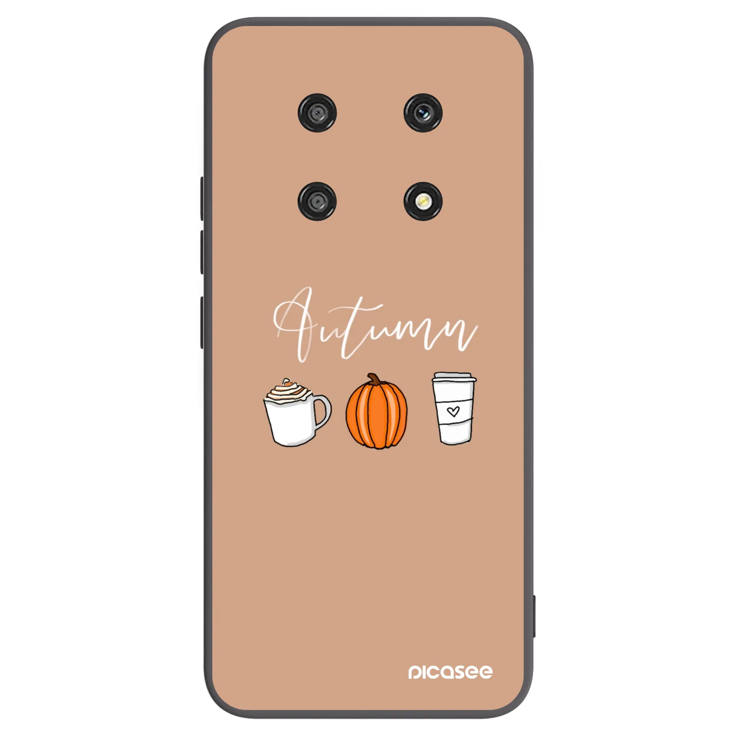Picasee silikonový černý obal pro Honor Magic4 Lite 5G - Autumn