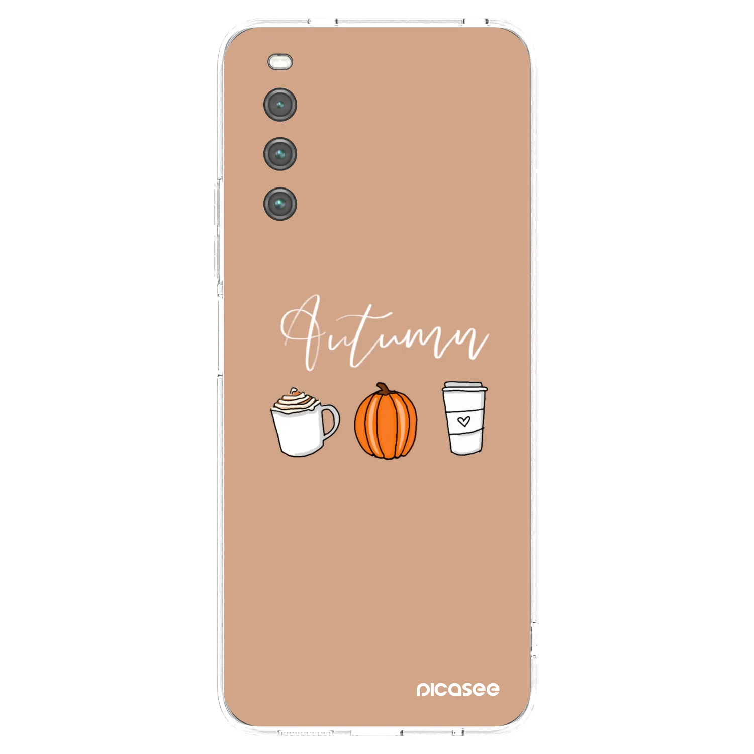 Picasee silikonový průhledný obal pro Sony Xperia 10 IV 5G - Autumn