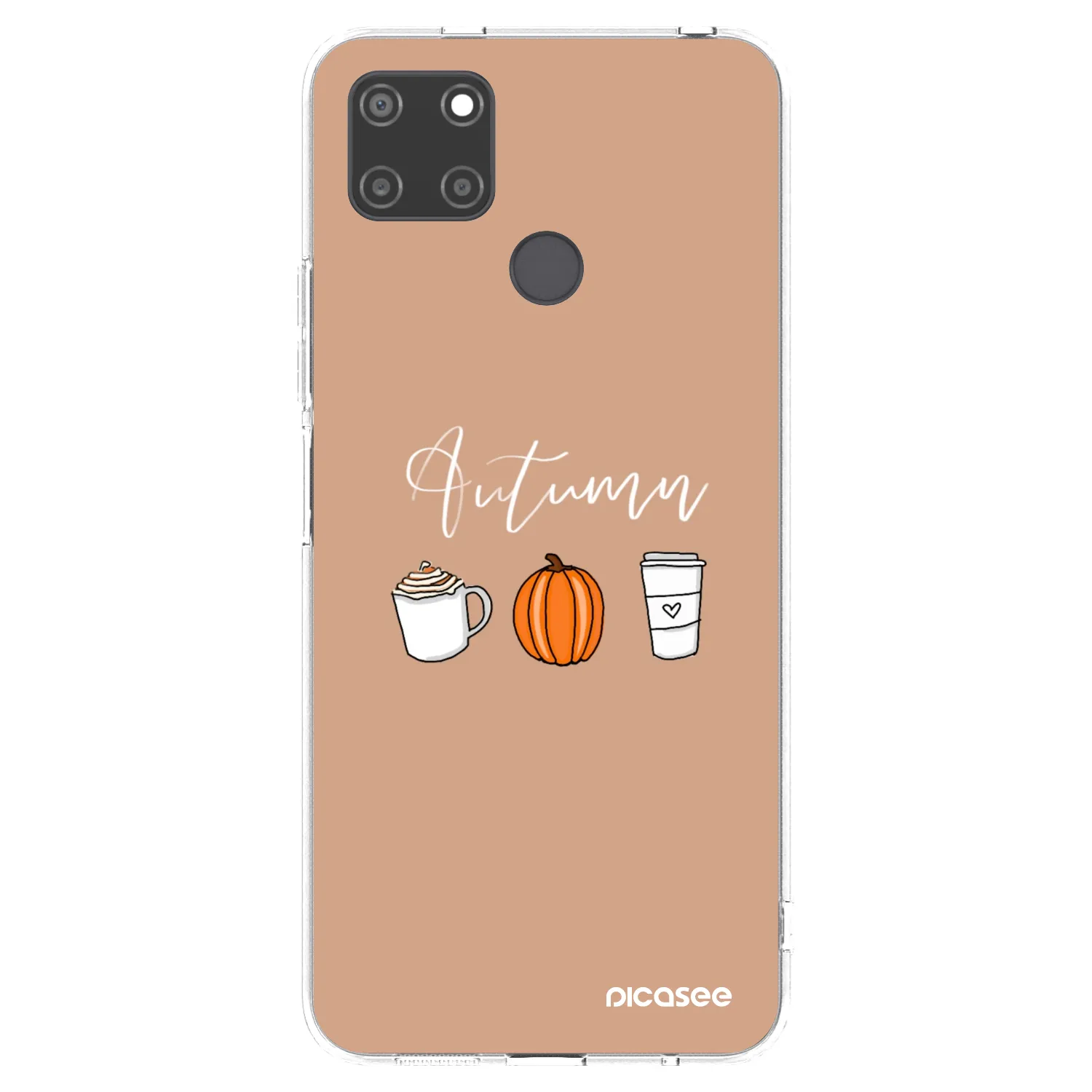 Picasee silikonový průhledný obal pro Realme C21Y - Autumn