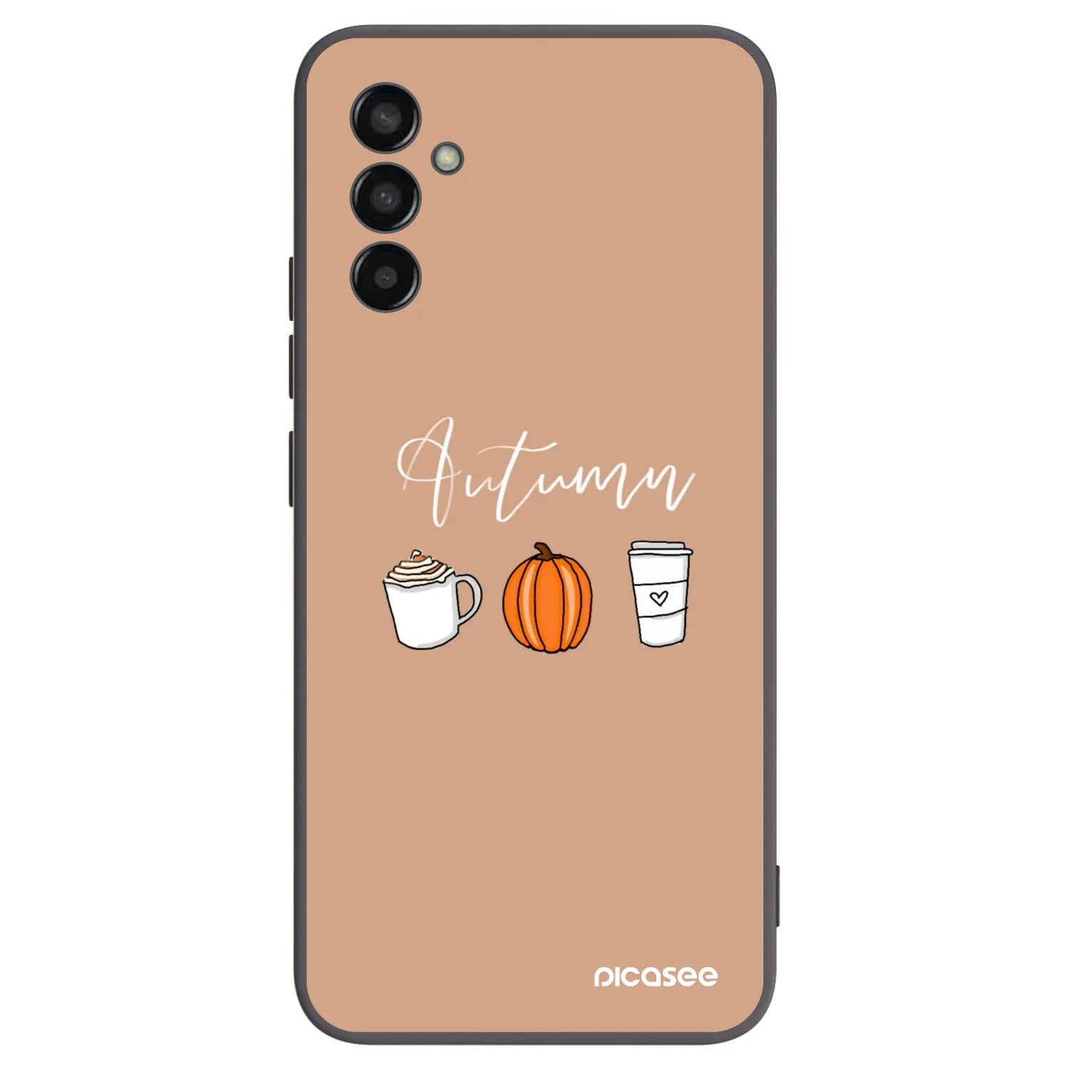 Picasee silikonový černý obal pro Samsung Galaxy M13 M135F - Autumn