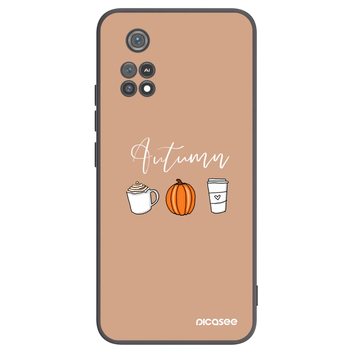 Picasee silikonový černý obal pro Xiaomi Poco M4 Pro - Autumn