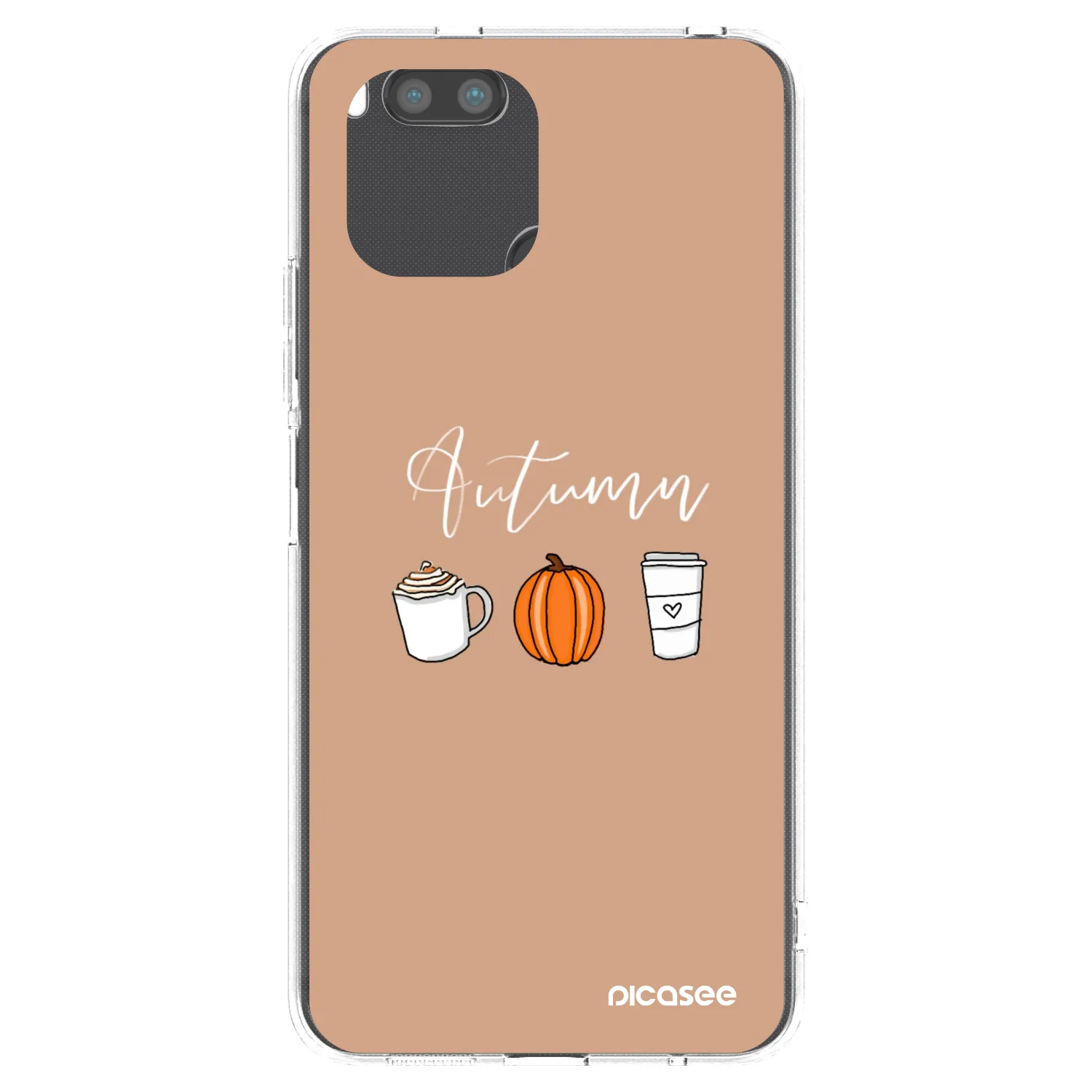 Picasee silikonový průhledný obal pro Xiaomi Redmi A1 - Autumn