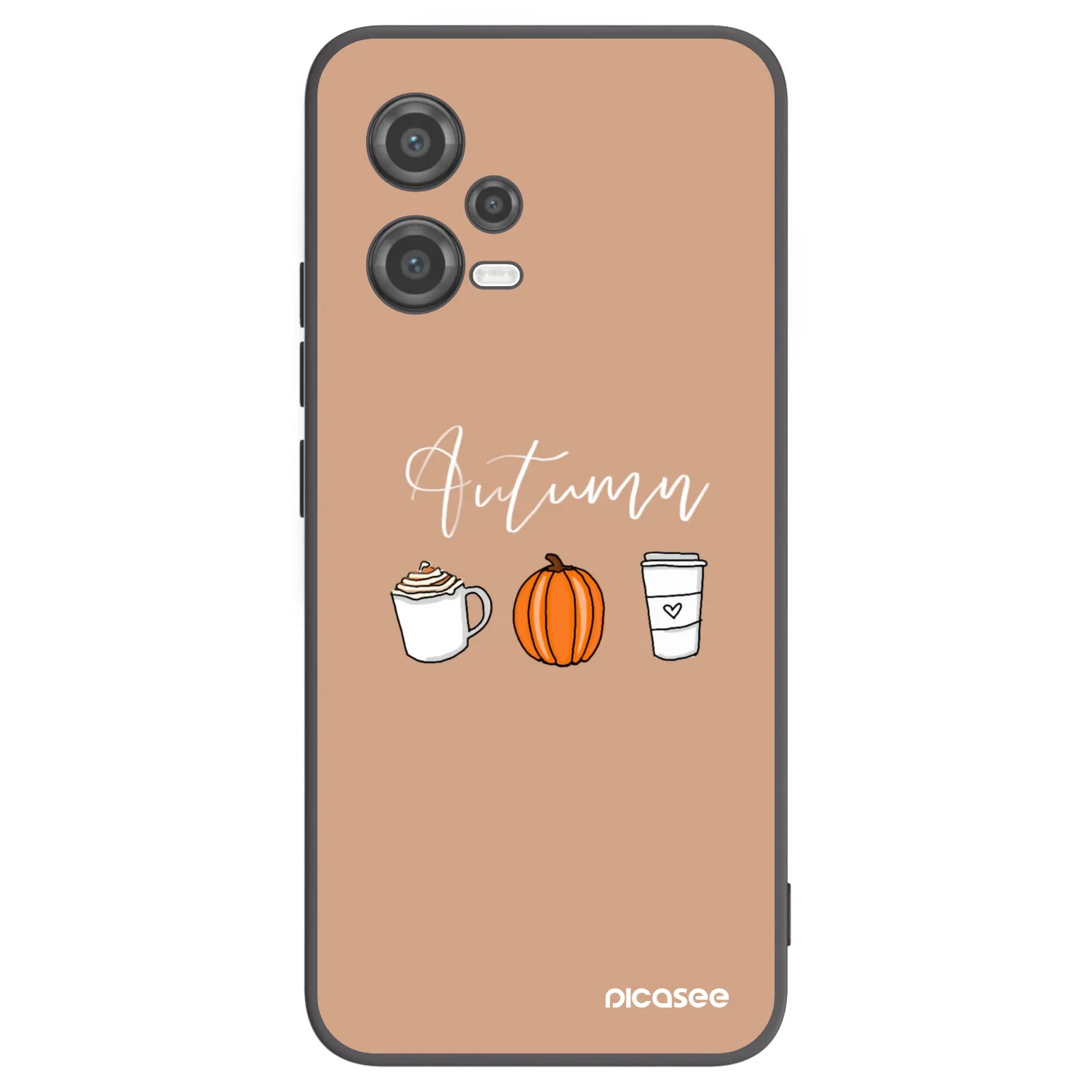 Picasee silikonový černý obal pro Xiaomi Poco X5 - Autumn