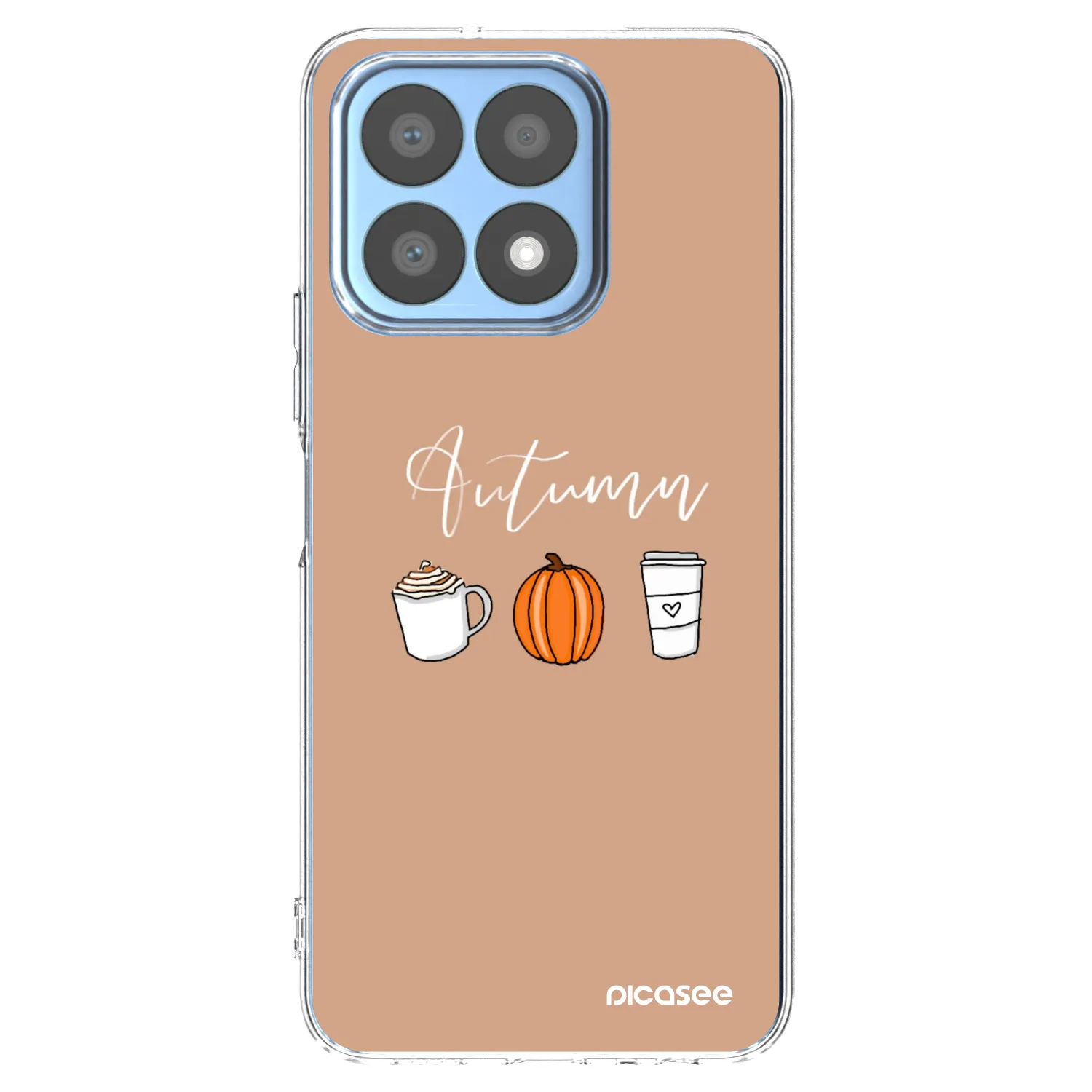 Picasee silikonový průhledný obal pro Honor X8a - Autumn