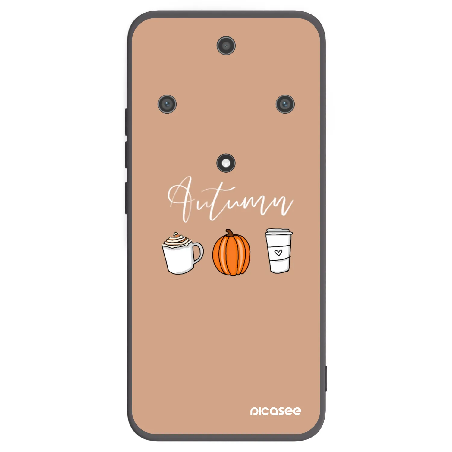 Picasee silikonový černý obal pro Honor Magic5 Lite 5G - Autumn
