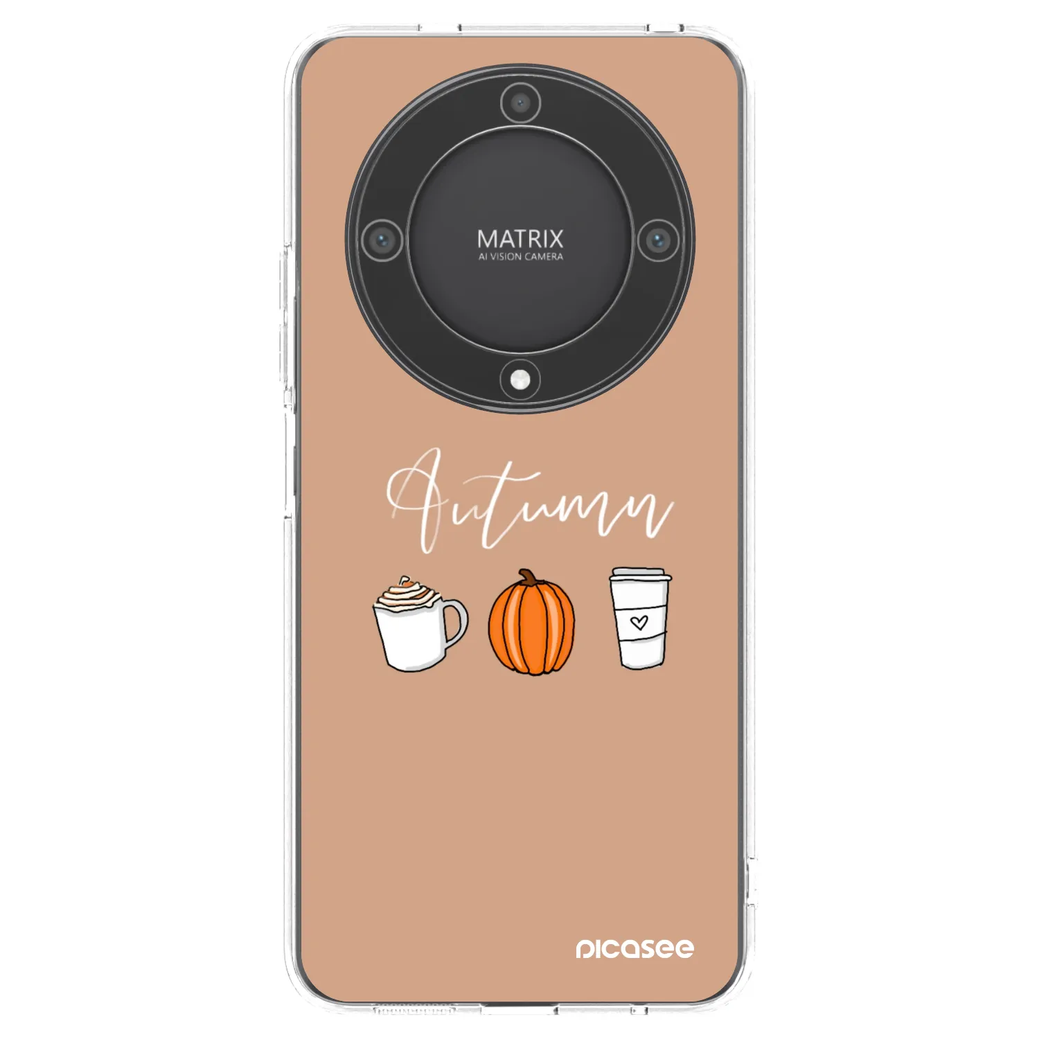 Picasee silikonový průhledný obal pro Honor Magic5 Lite 5G - Autumn