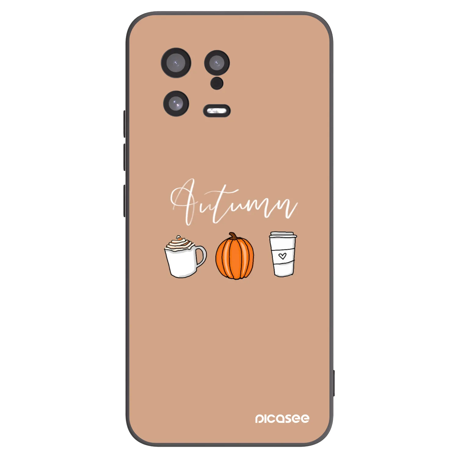 Picasee silikonový černý obal pro Xiaomi 13 - Autumn