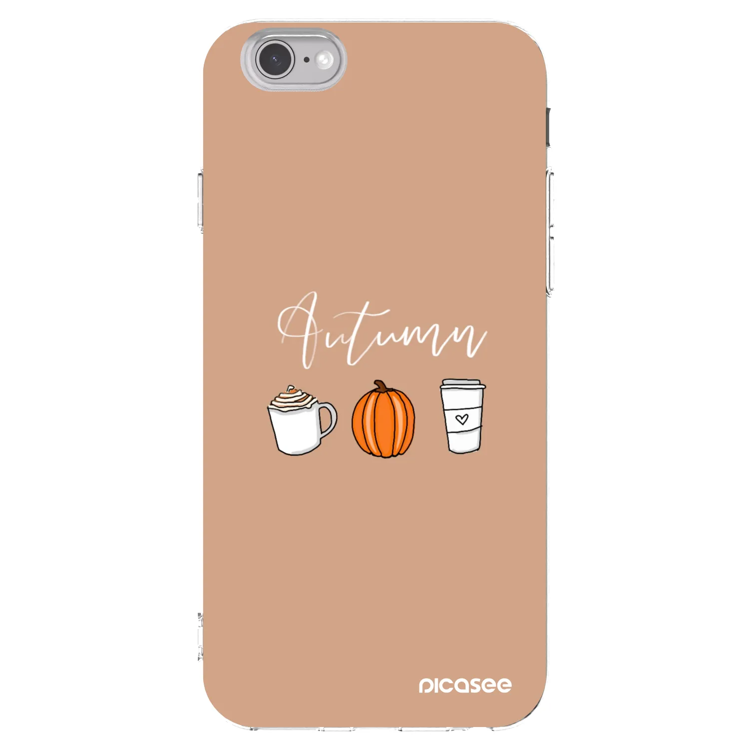 Picasee silikonový průhledný obal pro Apple iPhone 6/6S - Autumn