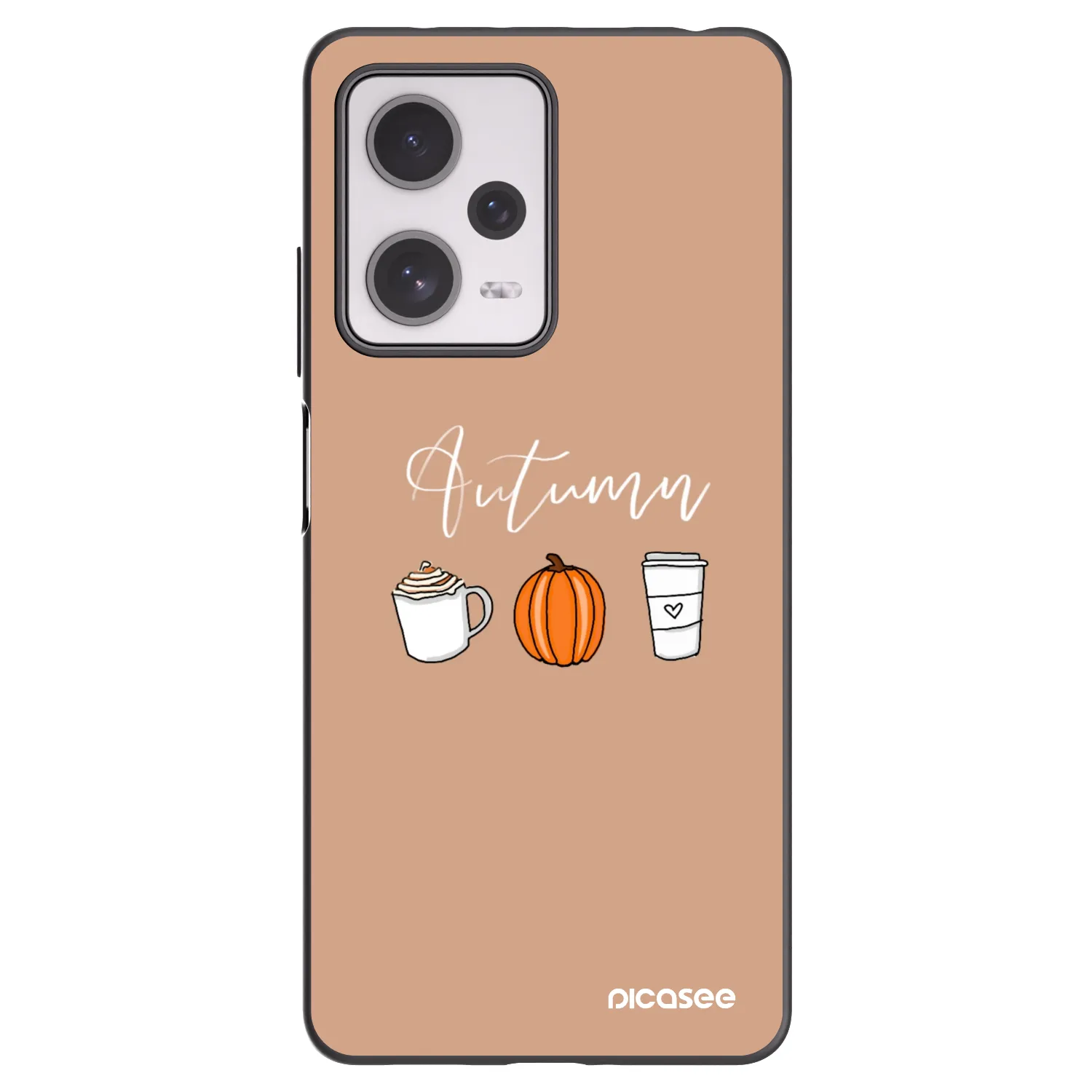 Picasee silikonový černý obal pro Xiaomi Redmi Note 12 Pro+ 5G - Autumn