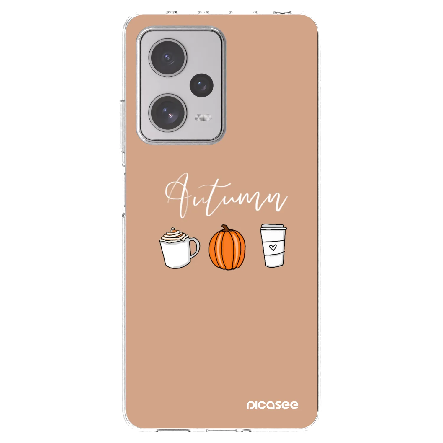 Picasee silikonový průhledný obal pro Xiaomi Redmi Note 12 Pro+ 5G - Autumn