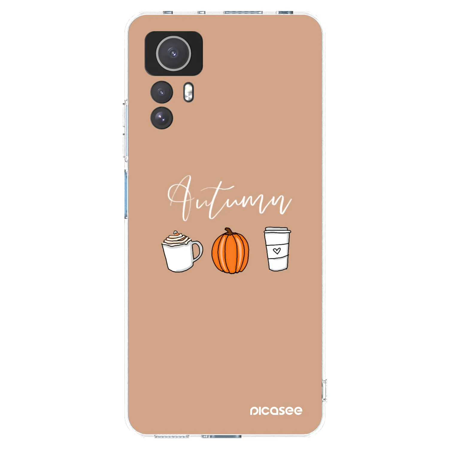 Picasee silikonový průhledný obal pro Xiaomi Redmi Note 12S - Autumn