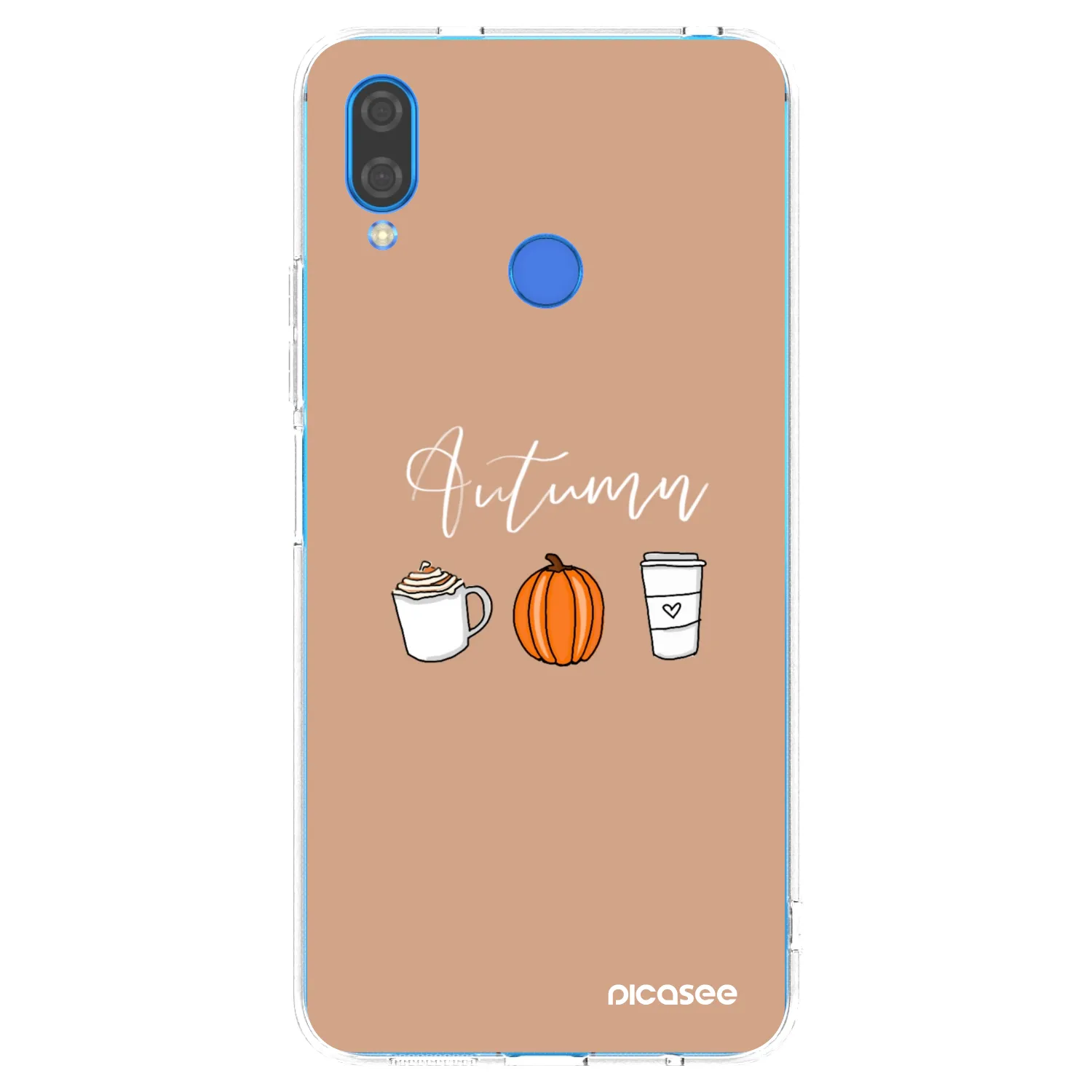 Picasee silikonový průhledný obal pro Huawei Nova 3 - Autumn