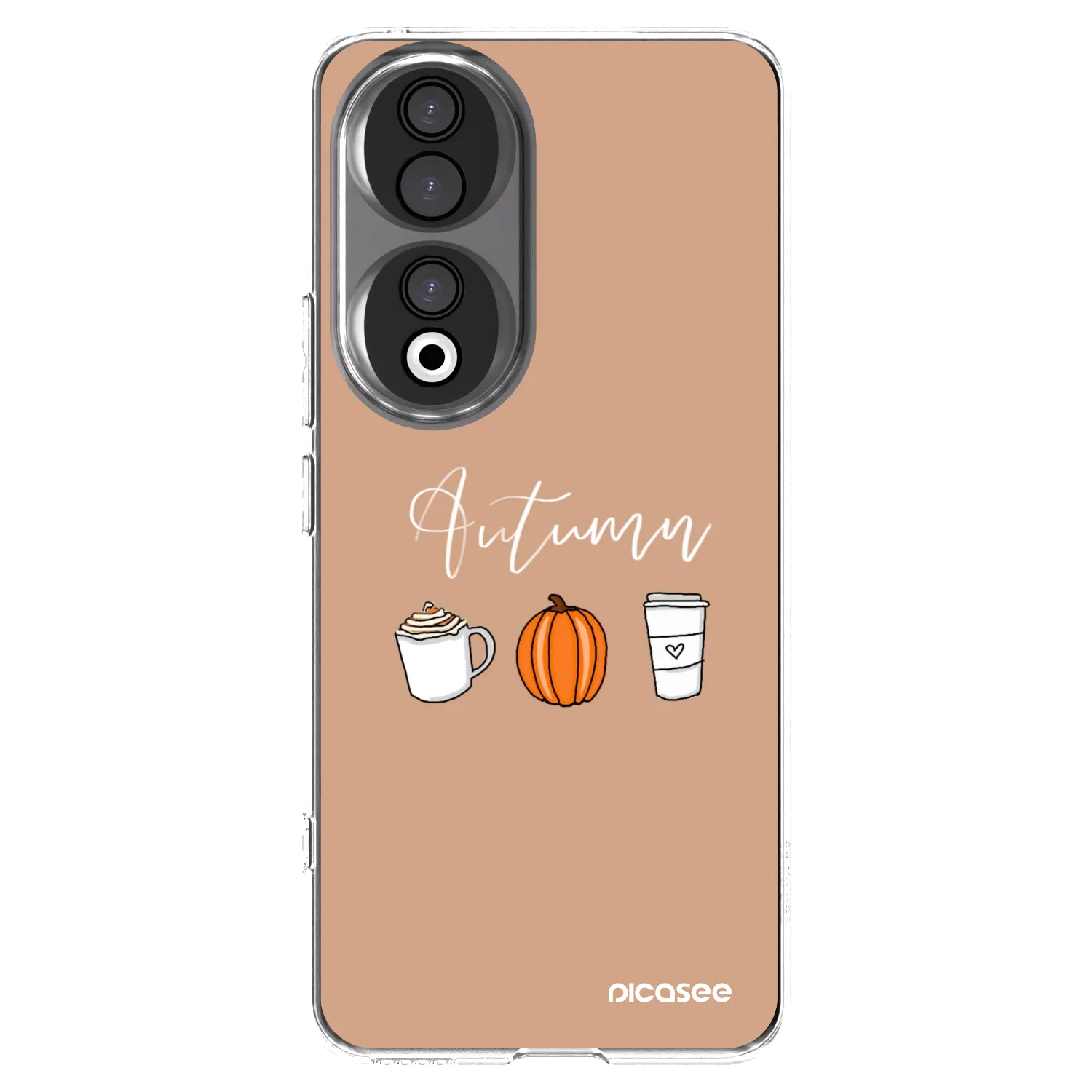Picasee silikonový průhledný obal pro Honor 90 5G - Autumn