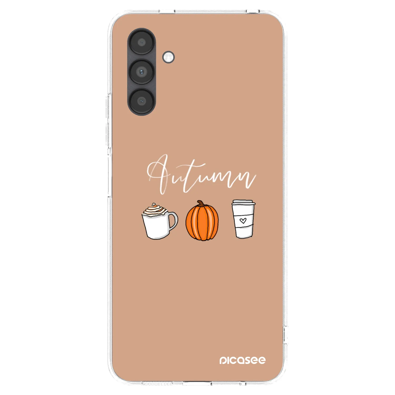 Picasee silikonový průhledný obal pro Samsung Galaxy A04s A047F - Autumn