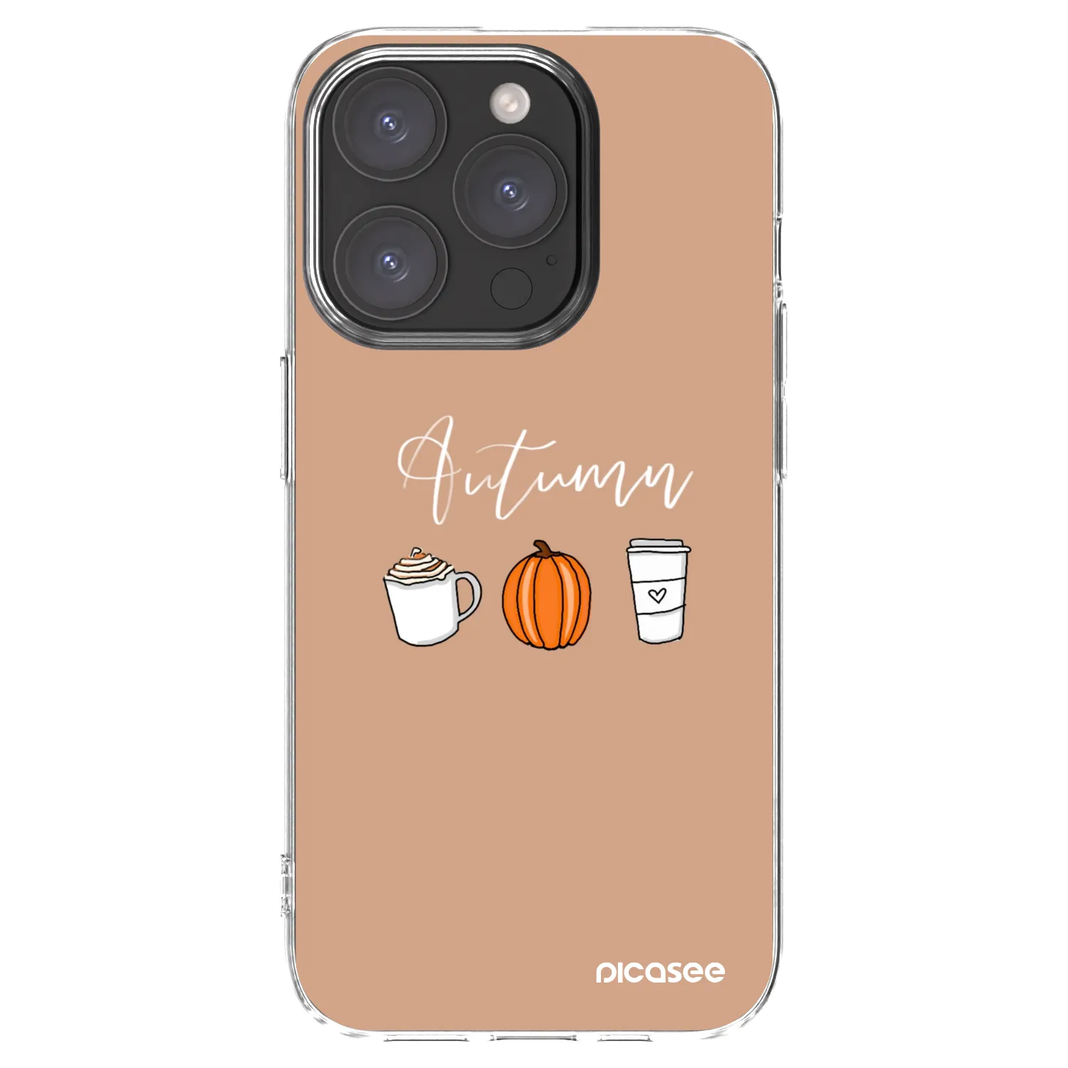 Picasee silikonový průhledný obal pro Apple iPhone 15 Pro - Autumn