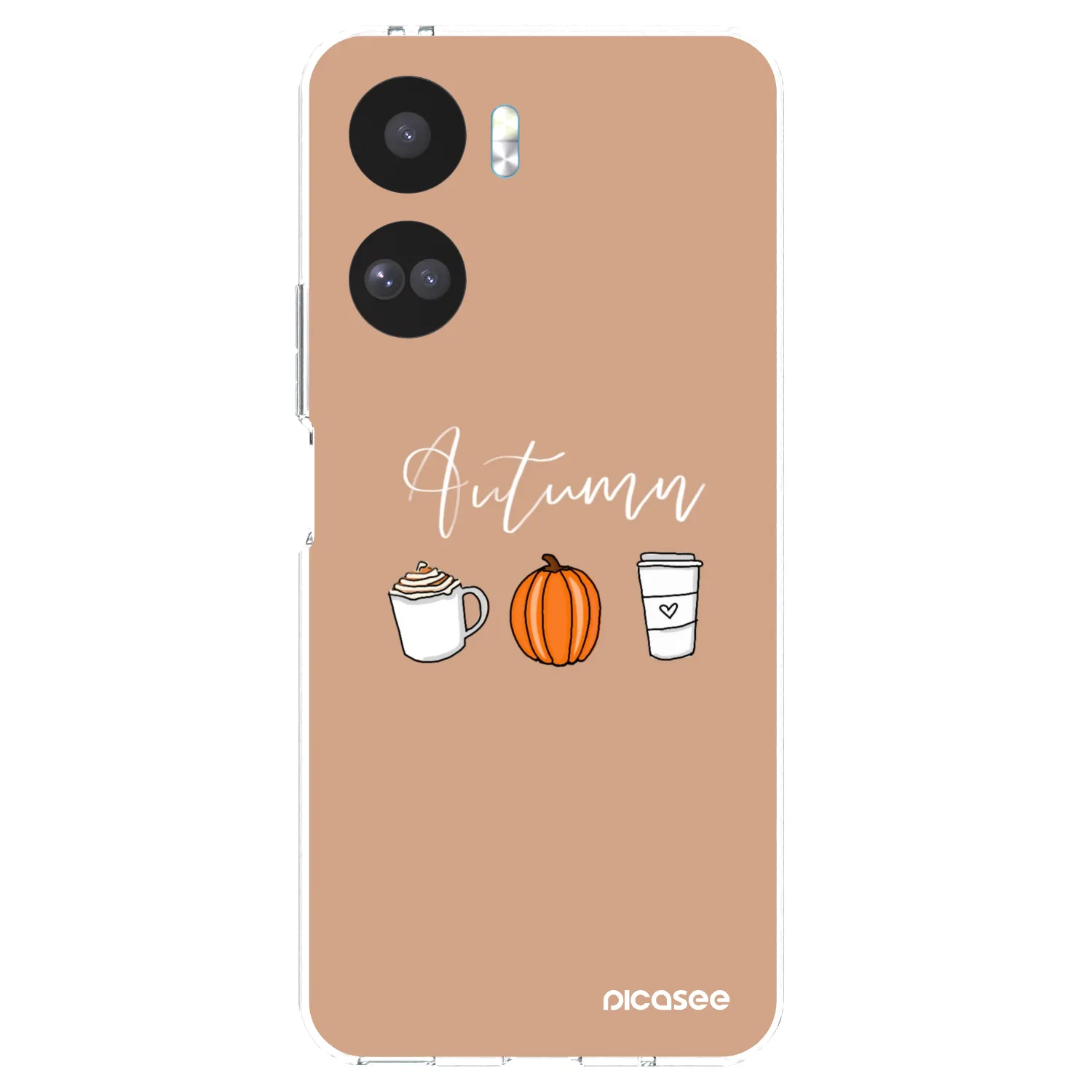 Picasee silikonový průhledný obal pro Honor 90 Lite 5G - Autumn
