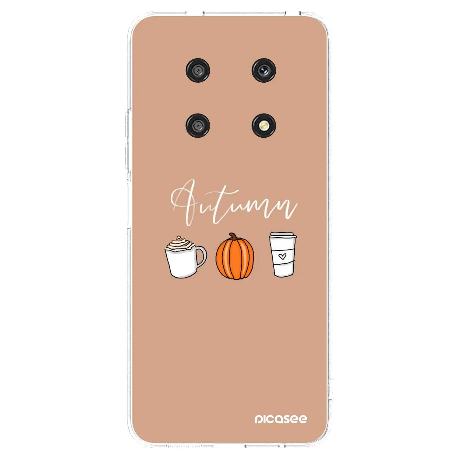 Picasee silikonový průhledný obal pro Honor Magic4 Lite 5G - Autumn