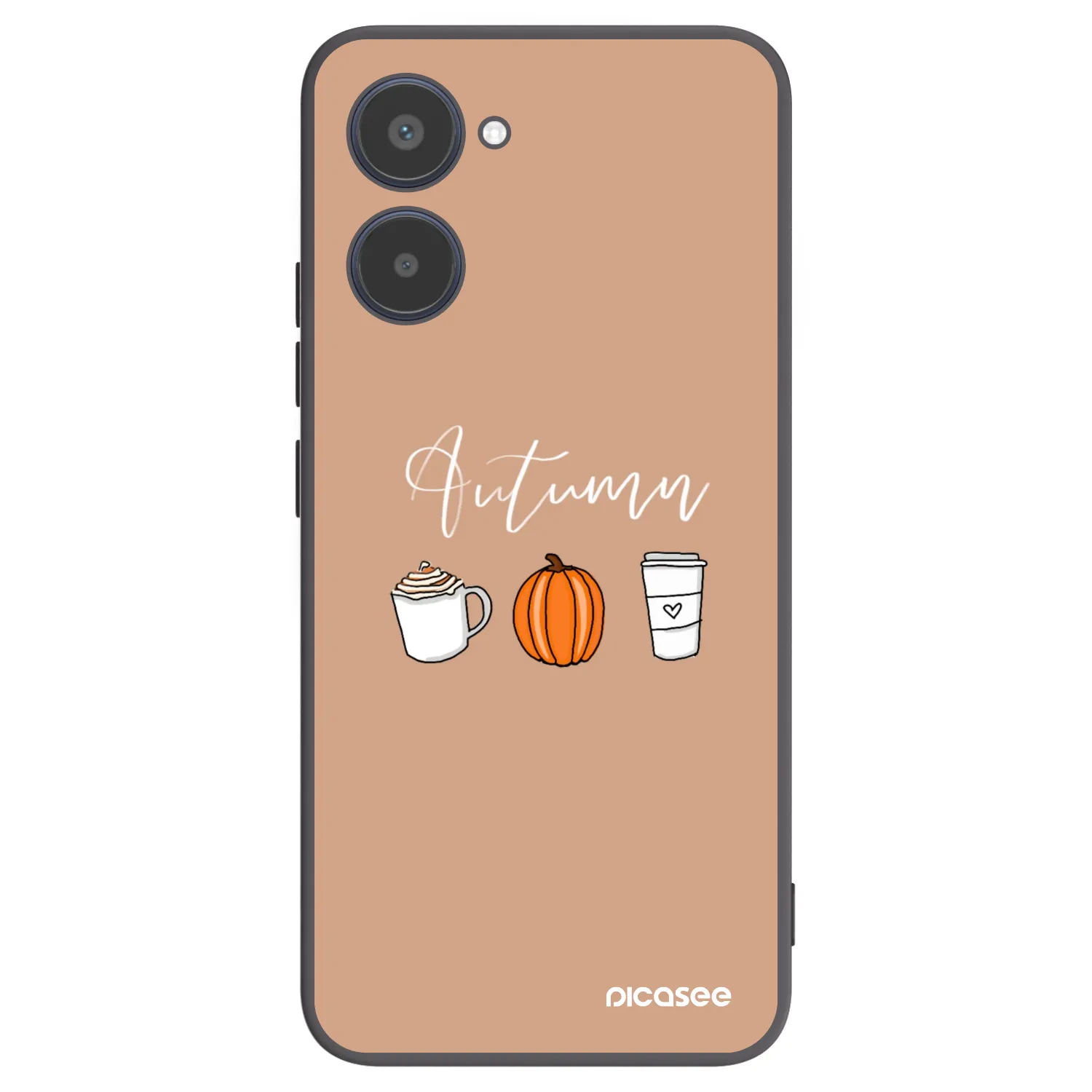 Picasee silikonový černý obal pro Realme 10 4G - Autumn