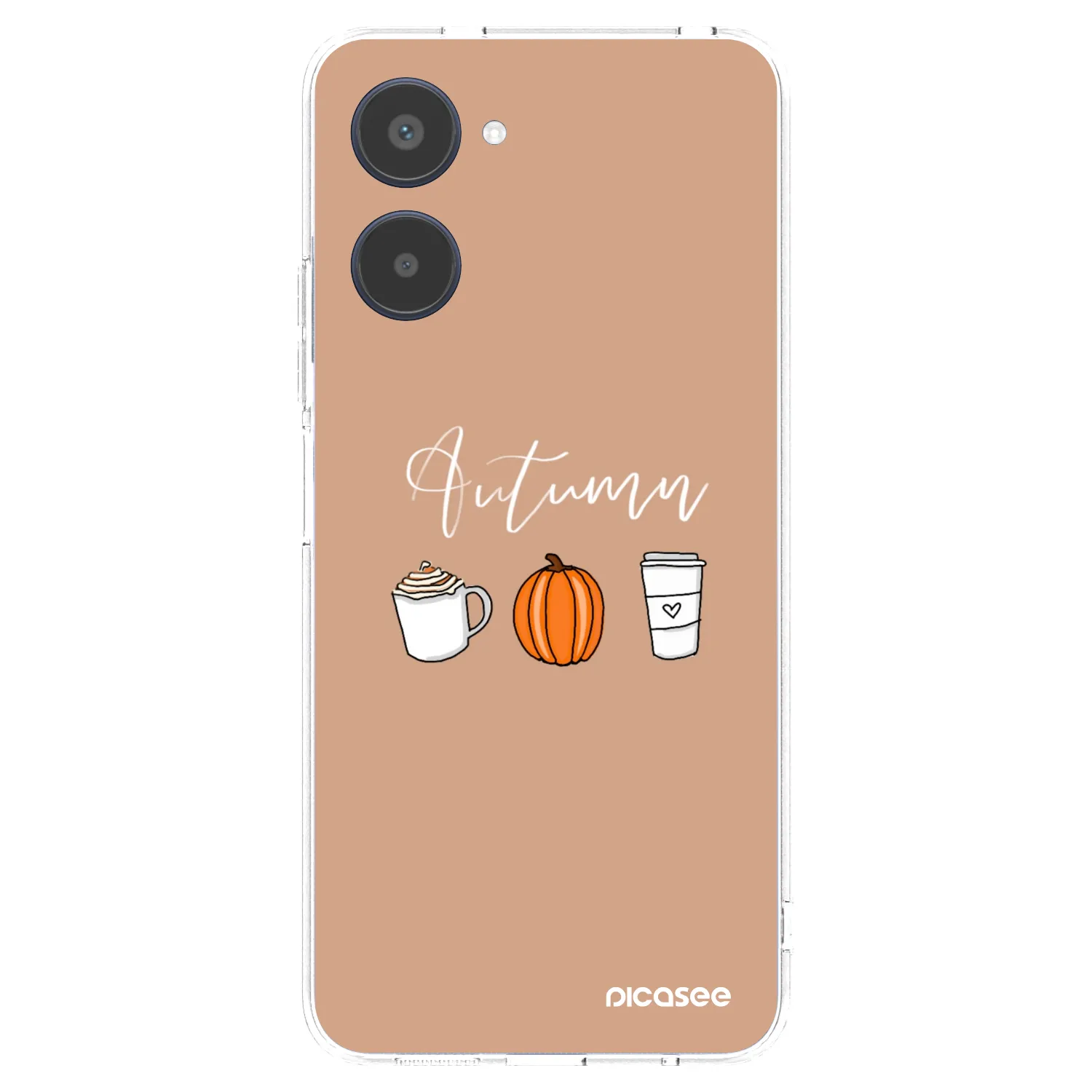 Picasee silikonový průhledný obal pro Realme 10 4G - Autumn