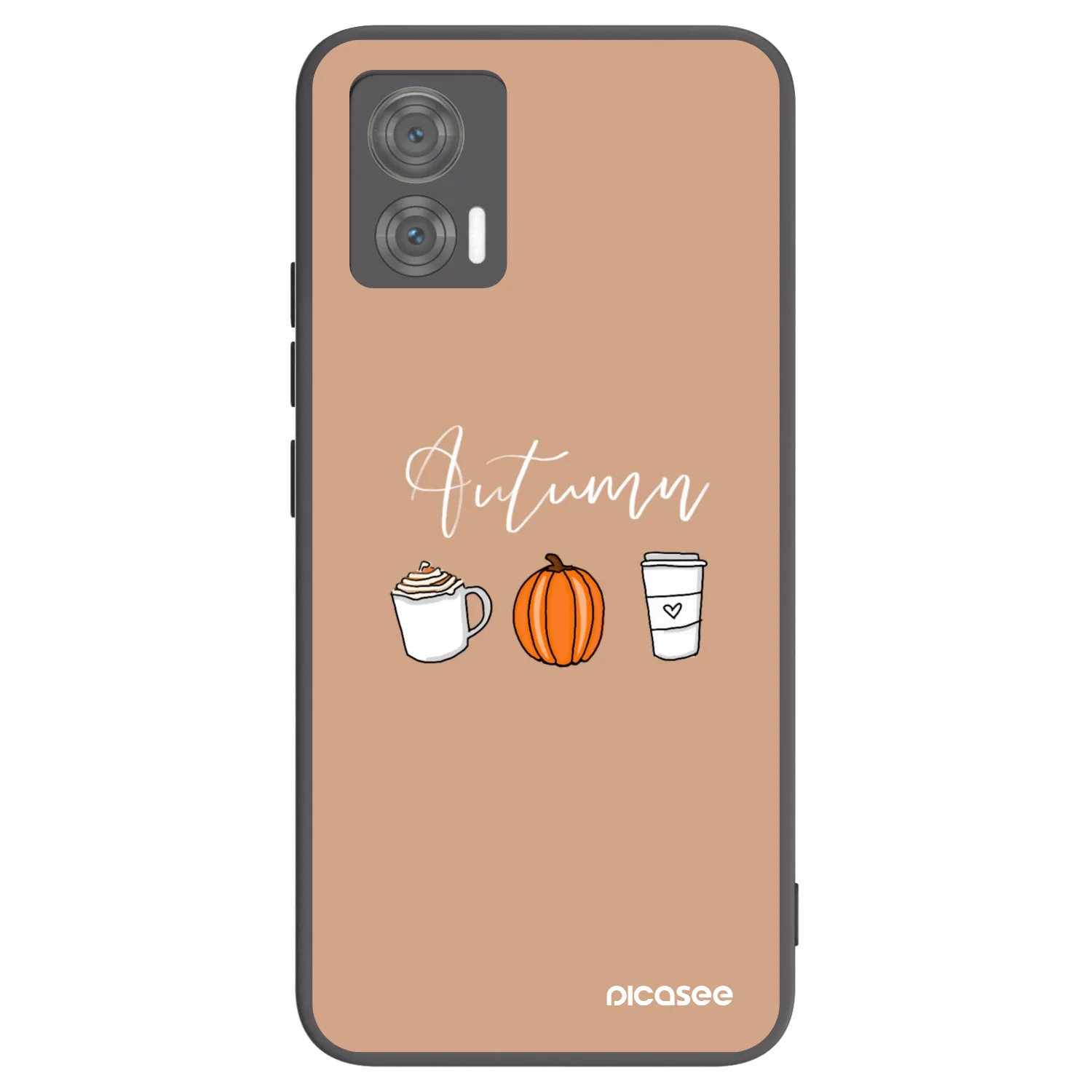 Picasee silikonový černý obal pro Motorola Edge 30 Neo - Autumn
