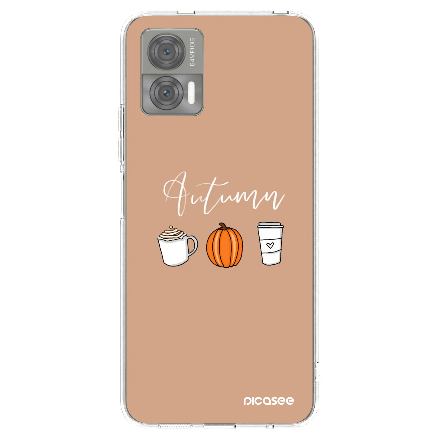Picasee silikonový průhledný obal pro Motorola Edge 30 Neo - Autumn