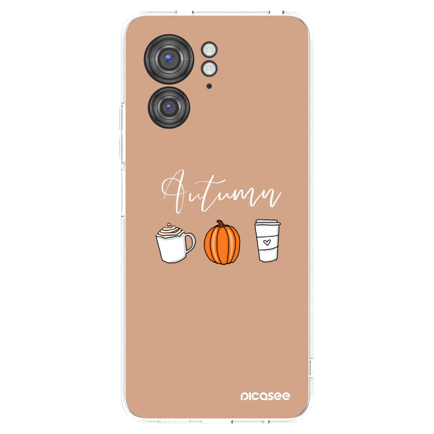 Picasee silikonový průhledný obal pro Motorola Edge 40 - Autumn