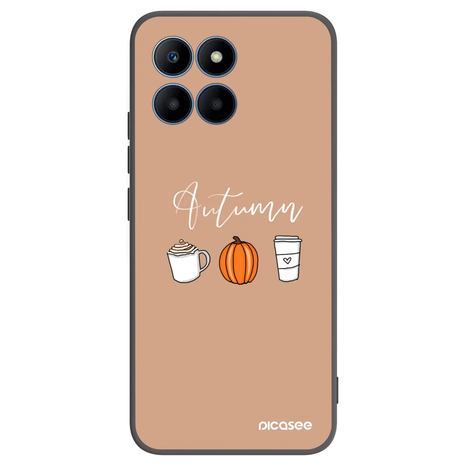 Picasee silikonový černý obal pro Honor 70 Lite - Autumn
