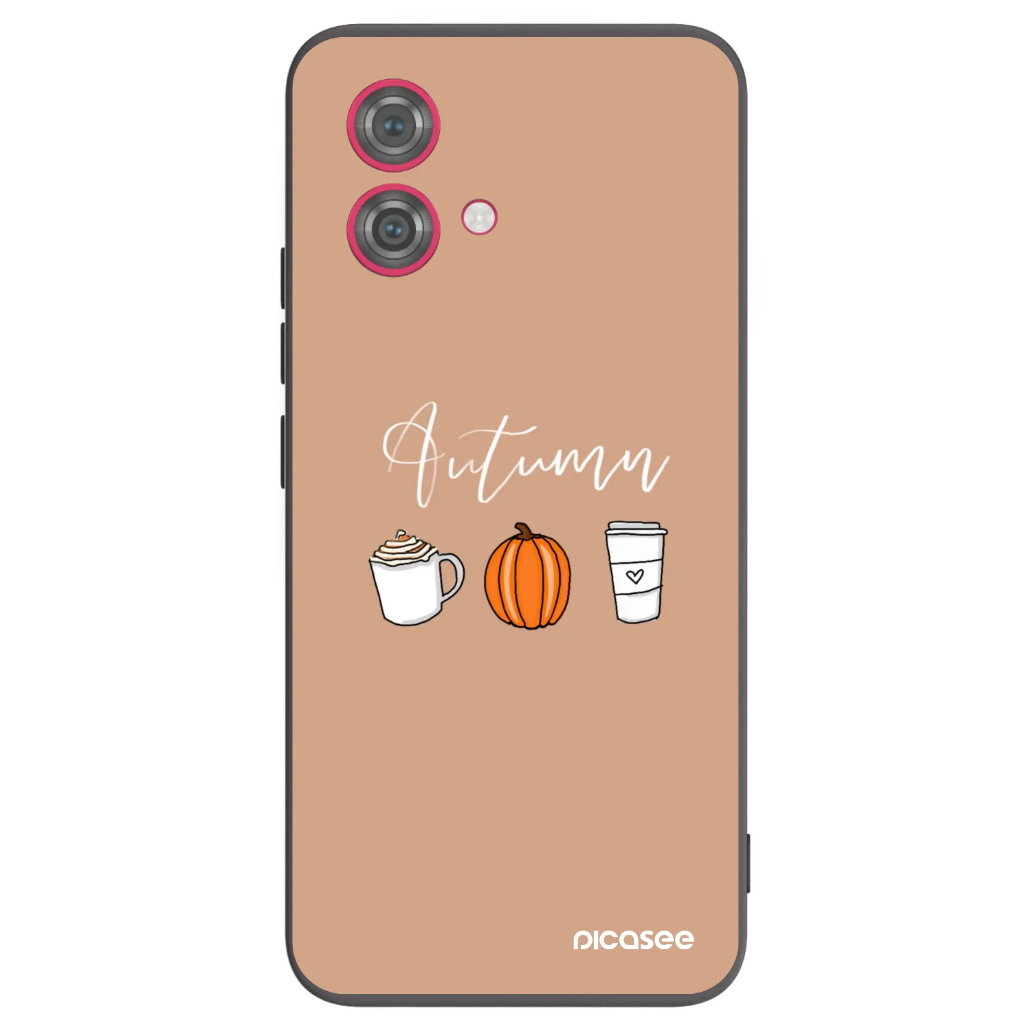 Picasee silikonový černý obal pro Motorola Moto G84 5G - Autumn