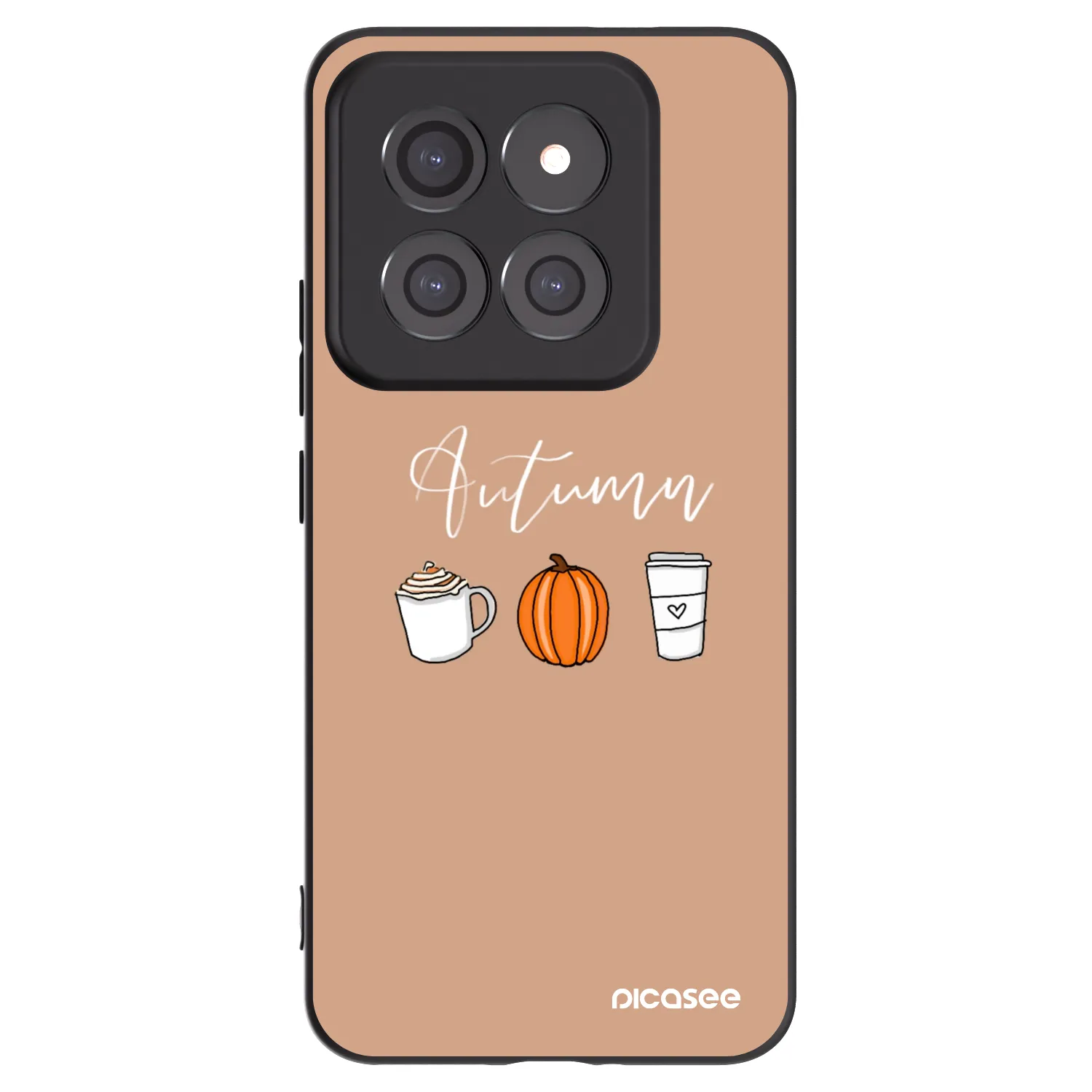 Picasee silikonový černý obal pro Xiaomi 14 Pro - Autumn