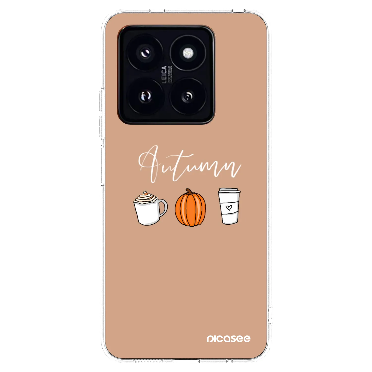 Picasee silikonový průhledný obal pro Xiaomi 14 Pro - Autumn