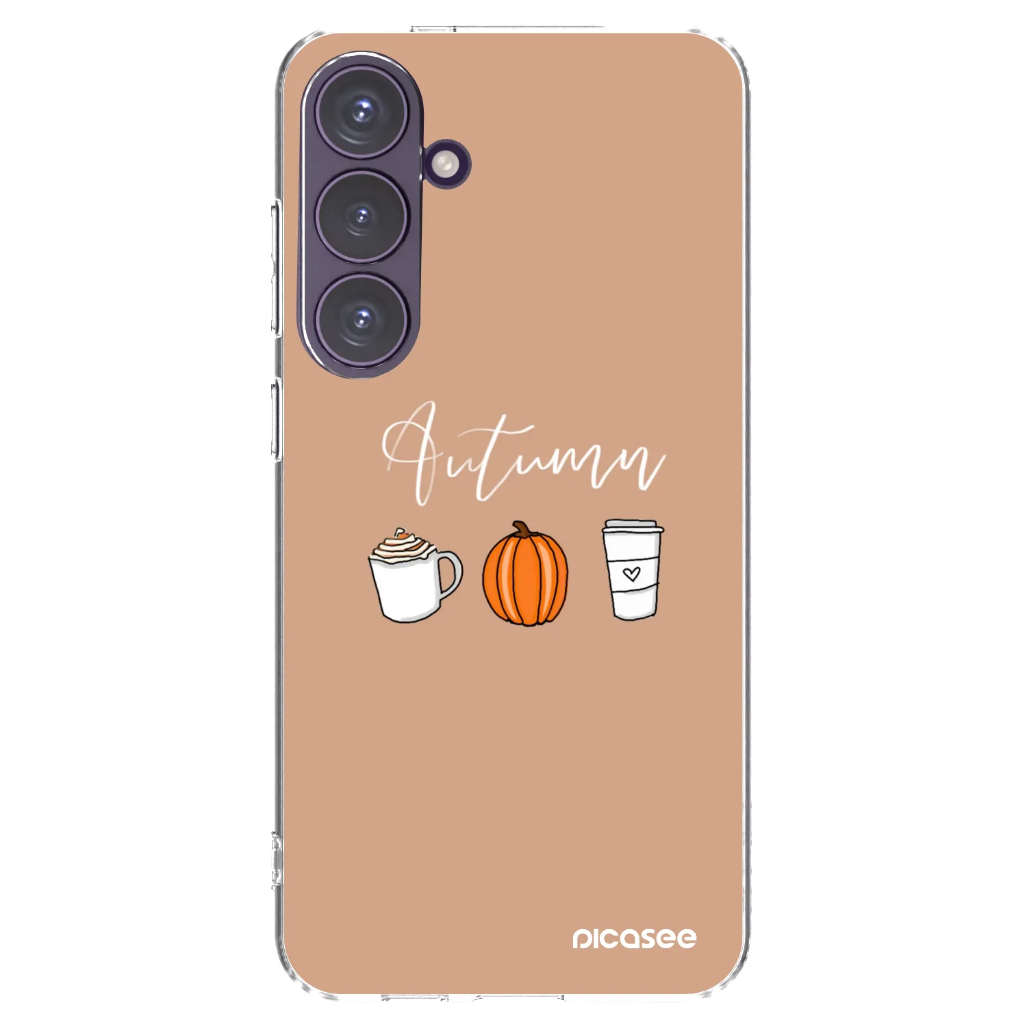 Picasee silikonový průhledný obal pro Samsung Galaxy S24+ S926B 5G - Autumn