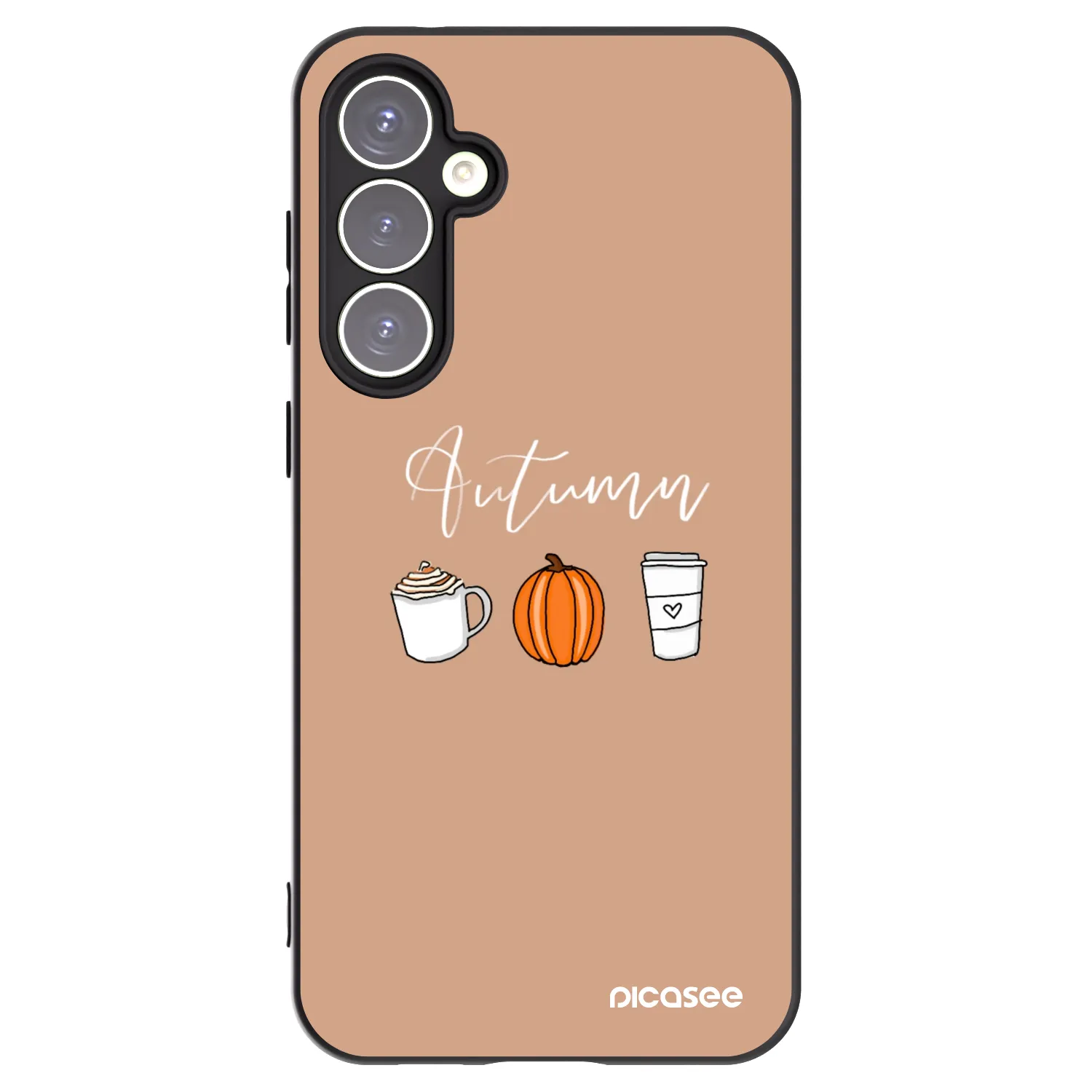 Picasee silikonový černý obal pro Samsung Galaxy S23 FE S711B - Autumn