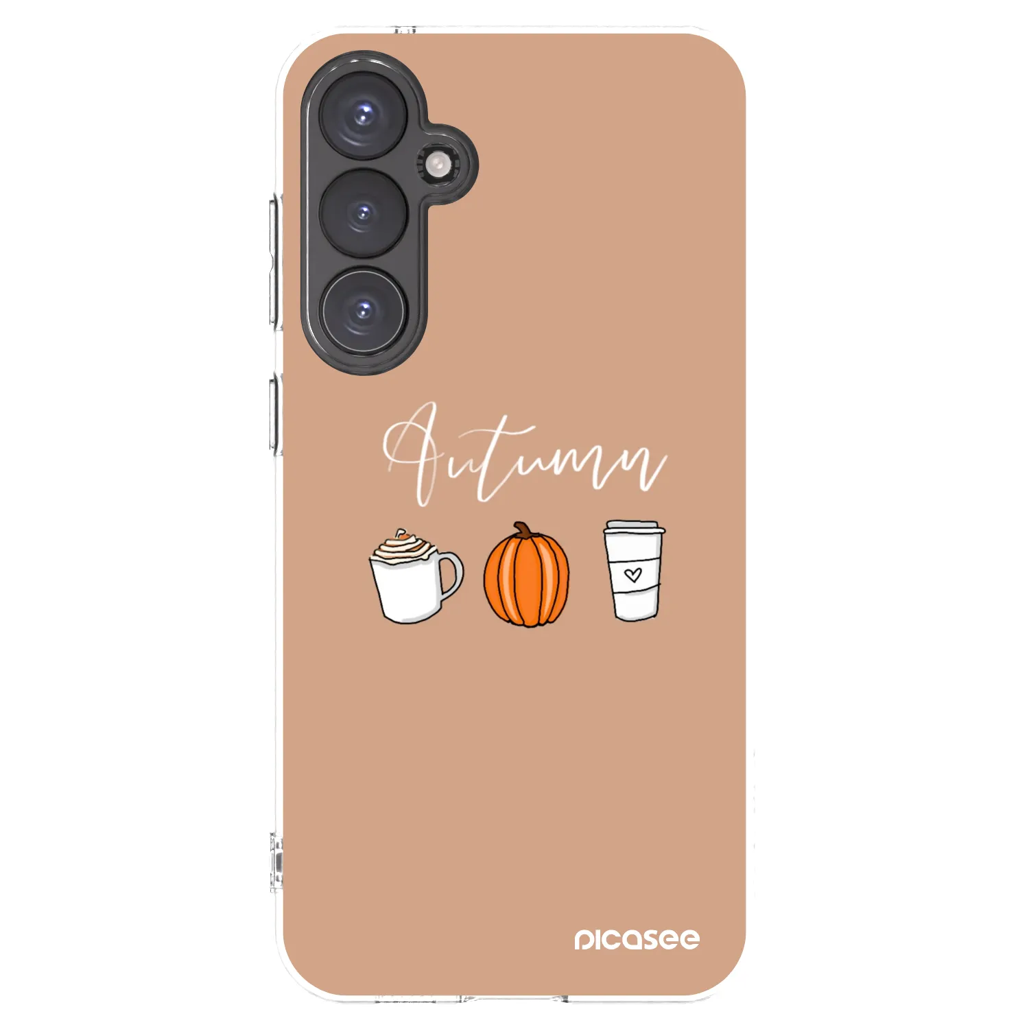 Picasee silikonový průhledný obal pro Samsung Galaxy S23 FE S711B - Autumn