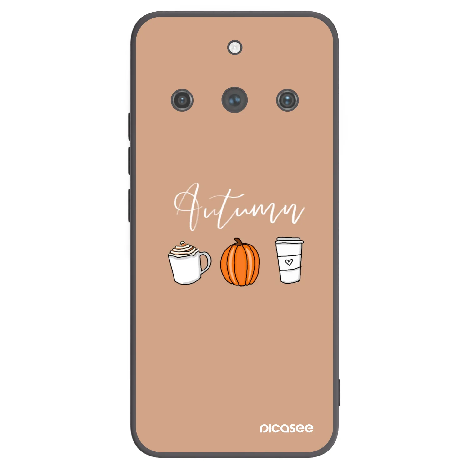 Picasee silikonový černý obal pro Realme 11 Pro+ - Autumn