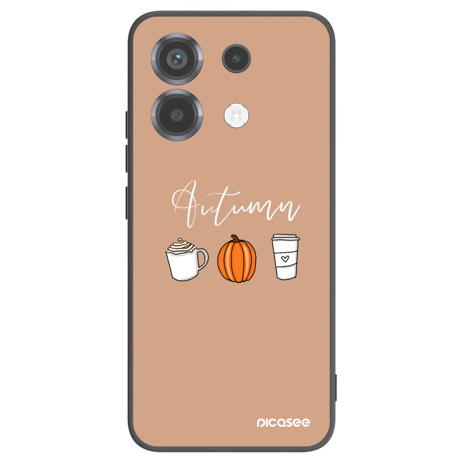 Picasee silikonový černý obal pro Xiaomi Poco X6 - Autumn