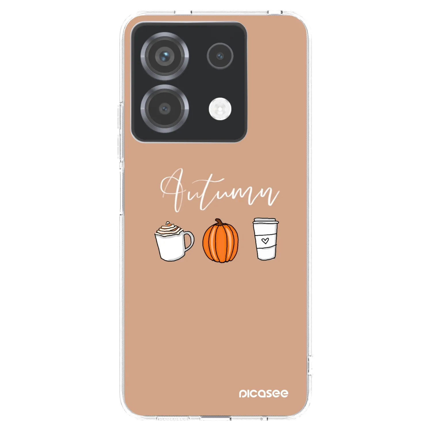 Picasee silikonový průhledný obal pro Xiaomi Poco X6 - Autumn
